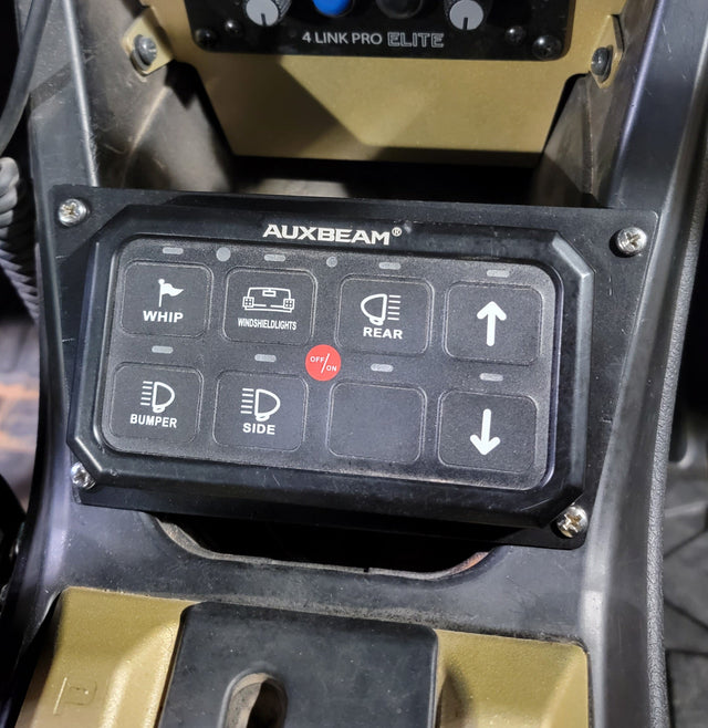 Photo of RZR Pro XP Pro R Tubro R Switch Panel Mount for Auxbeam and Switch Pros by FastLab UTV - Premium Electrical for UTVs / Side by Sides