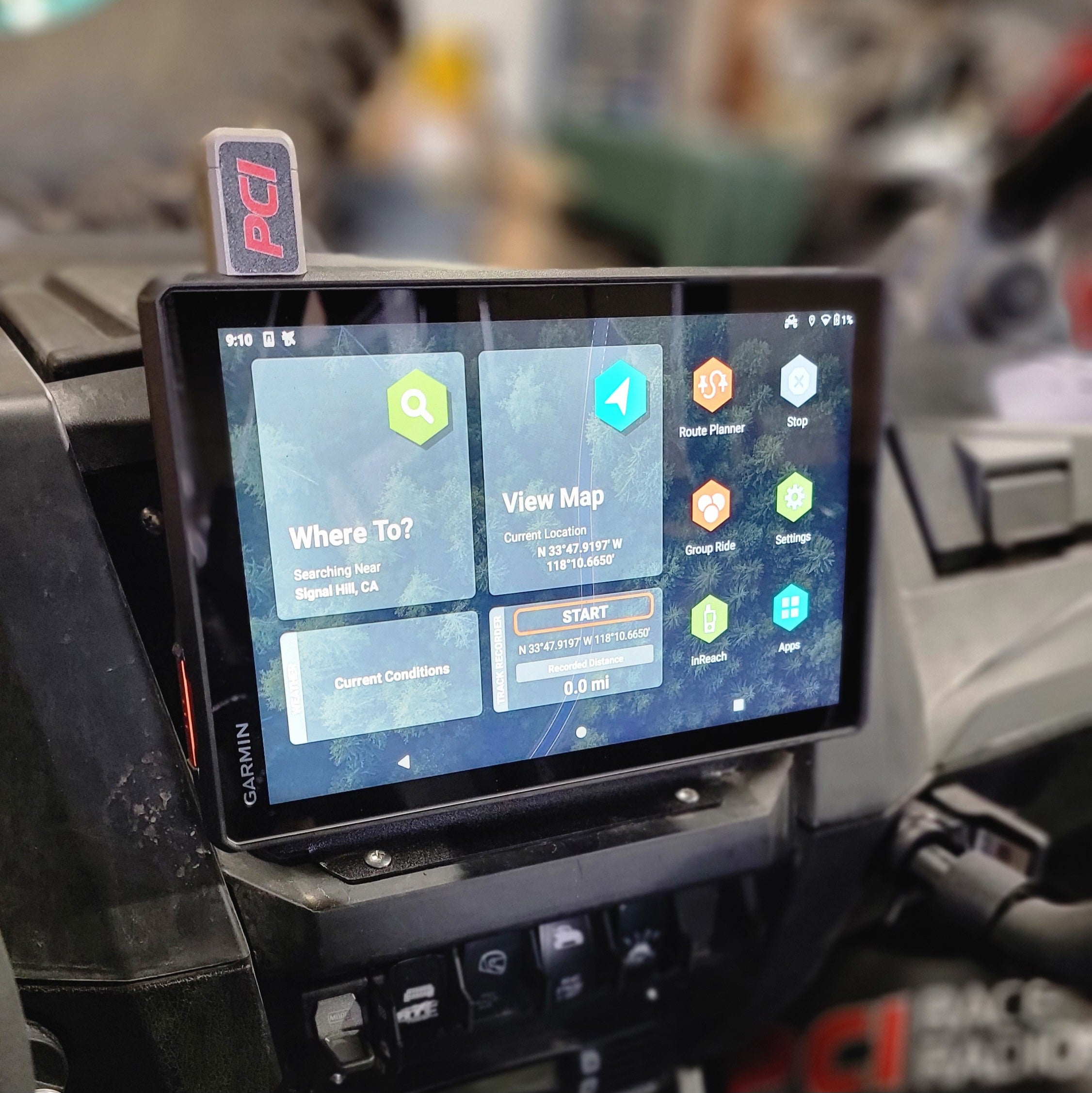 Photo of Polaris RZR Garmin Tread GPS Mount for Pro R / Turbo R / Pro XP by FASTLAB by FastLab UTV - Premium Mounts for UTVs / Side by Sides