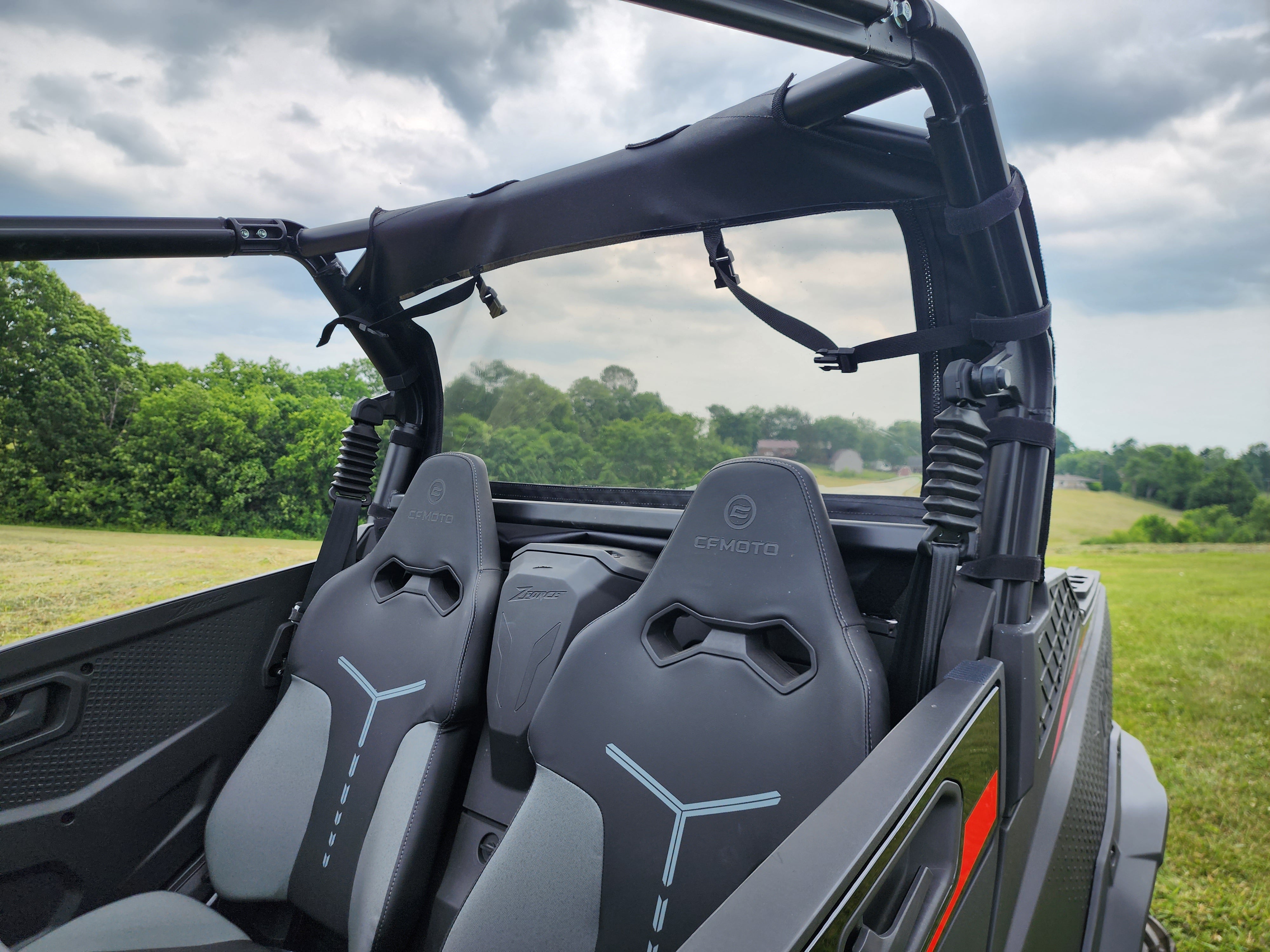 Photo of CFMoto ZForce 950 Sport 4 - Soft Back Panel by 3 Star UTV - Premium Enclosures for UTVs / Side by Sides
