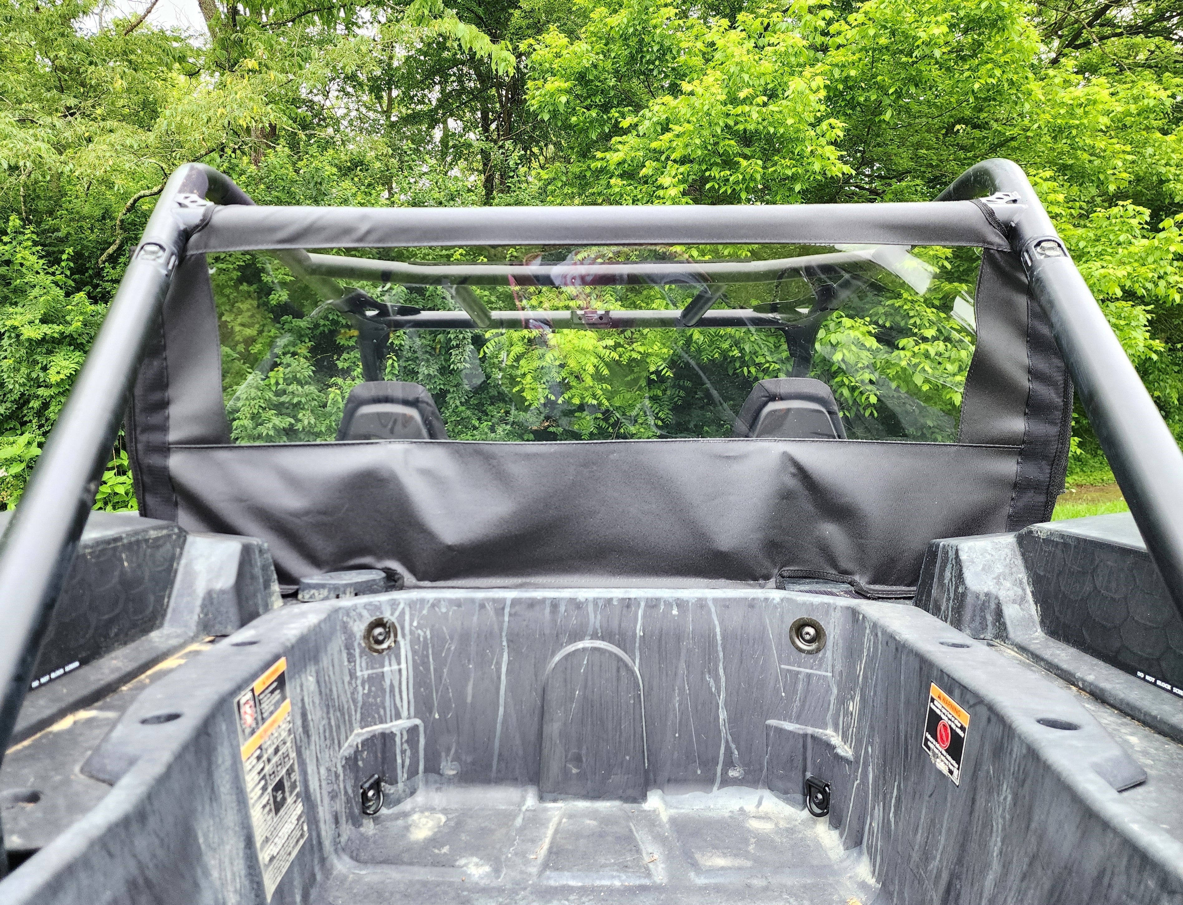 Photo of 2024-2025 Polaris RZR XP 1000 - Canvas Back Panel by 3 Star UTV - Premium Enclosures for UTVs / Side by Sides