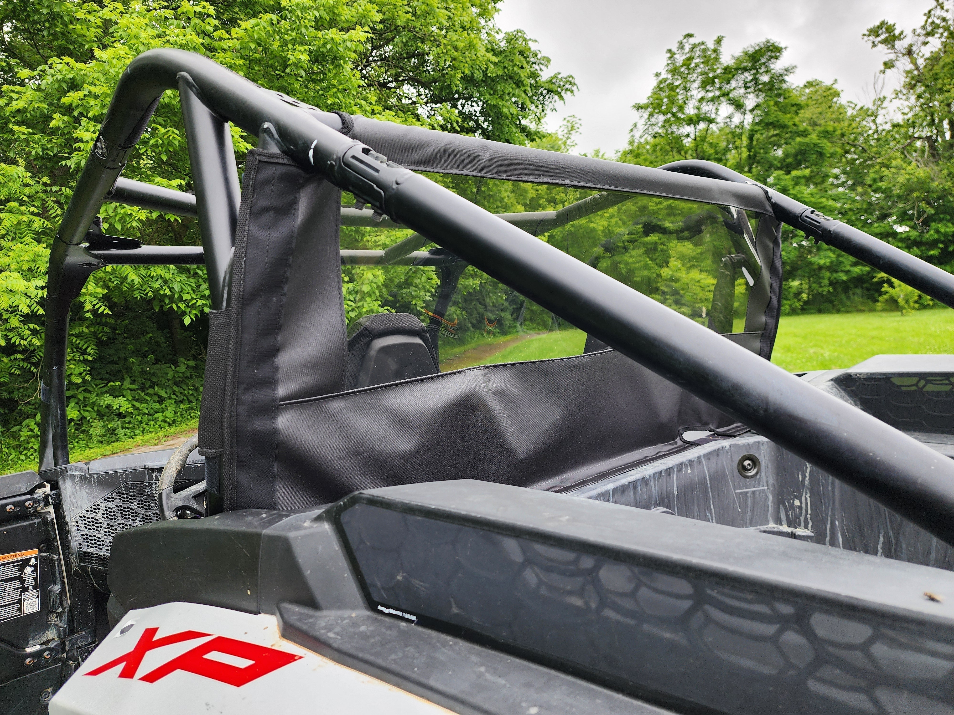 Photo of 2024-2025 Polaris RZR XP 1000 - Canvas Back Panel by 3 Star UTV - Premium Enclosures for UTVs / Side by Sides