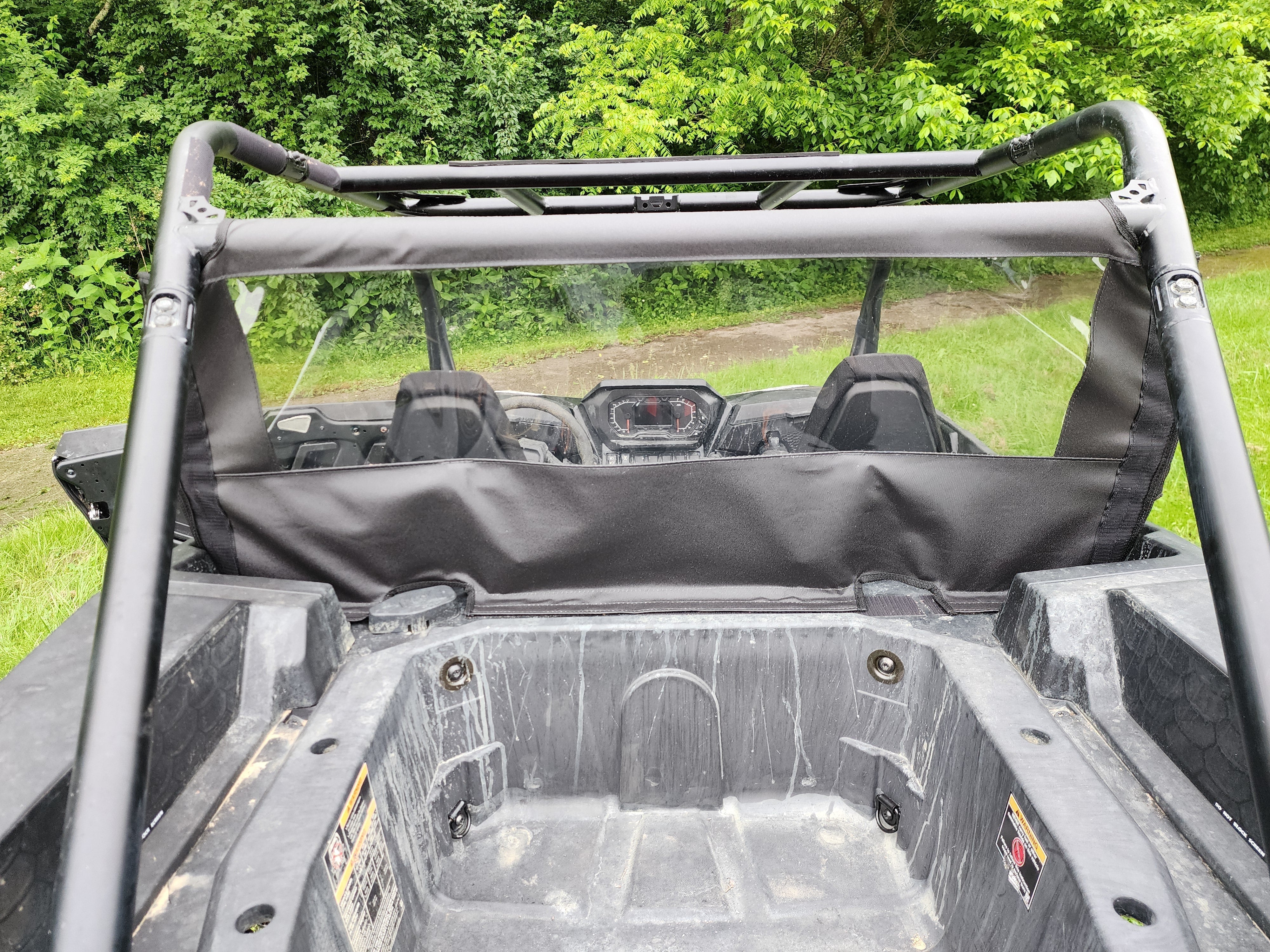 Photo of 2024-2025 Polaris RZR XP 1000 - Canvas Back Panel by 3 Star UTV - Premium Enclosures for UTVs / Side by Sides