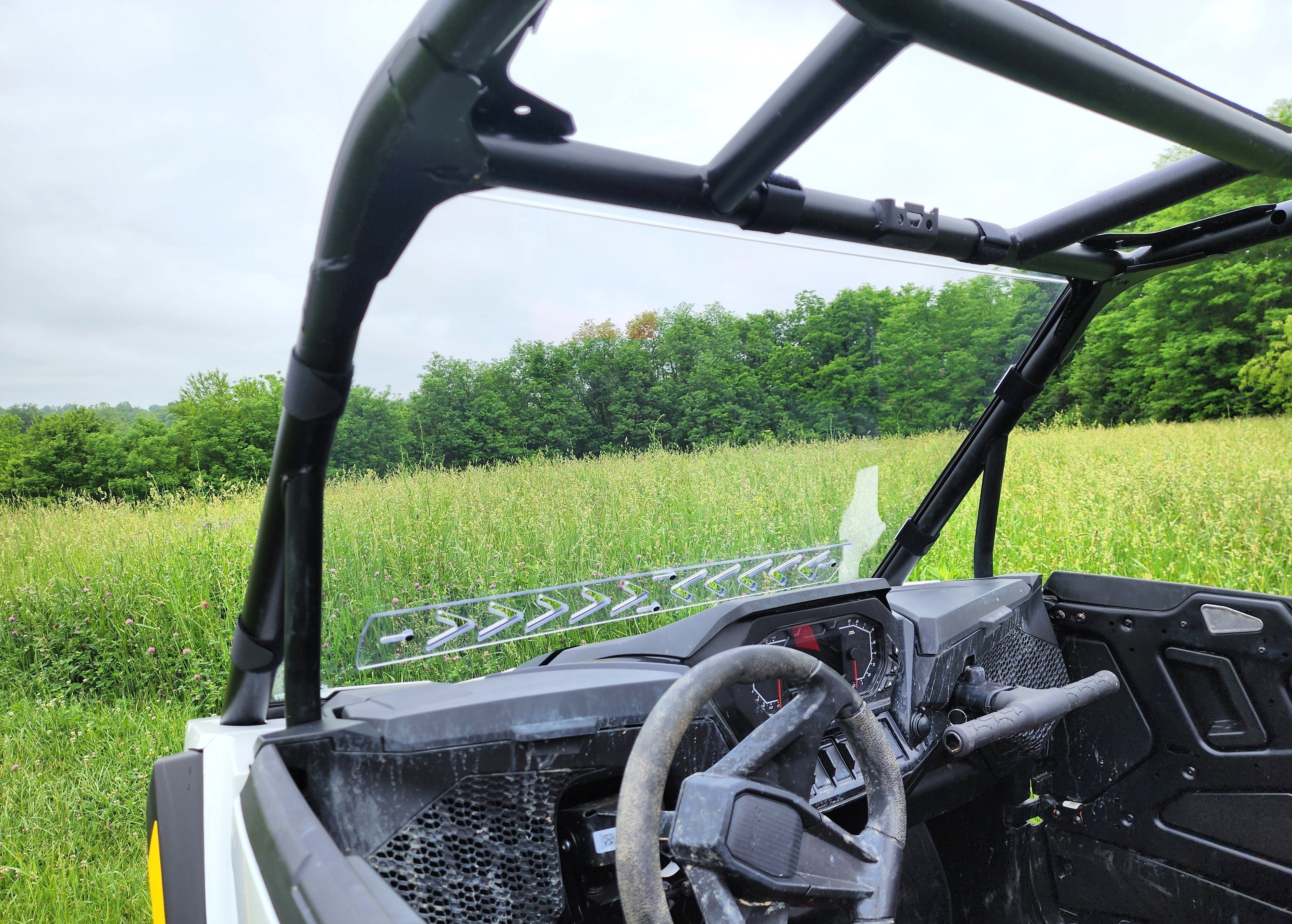 Photo of 2024-2025 Polaris RZR XP 1000 - Full Front Windshield by 3 Star UTV - Premium Windshields for UTVs / Side by Sides