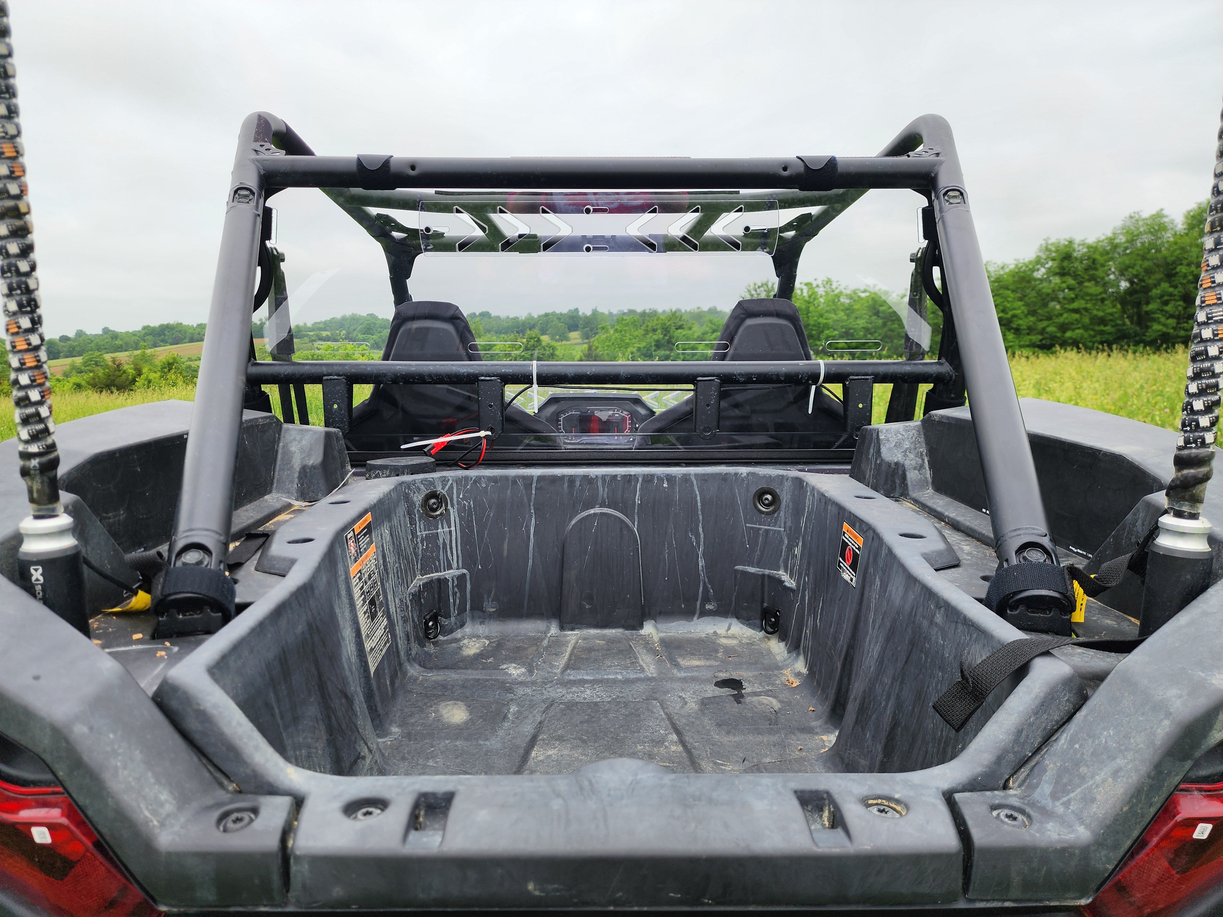 Photo of 2024-2025 Polaris RZR XP 1000 Rear Windshield by 3 Star UTV - Premium Windshields for UTVs / Side by Sides
