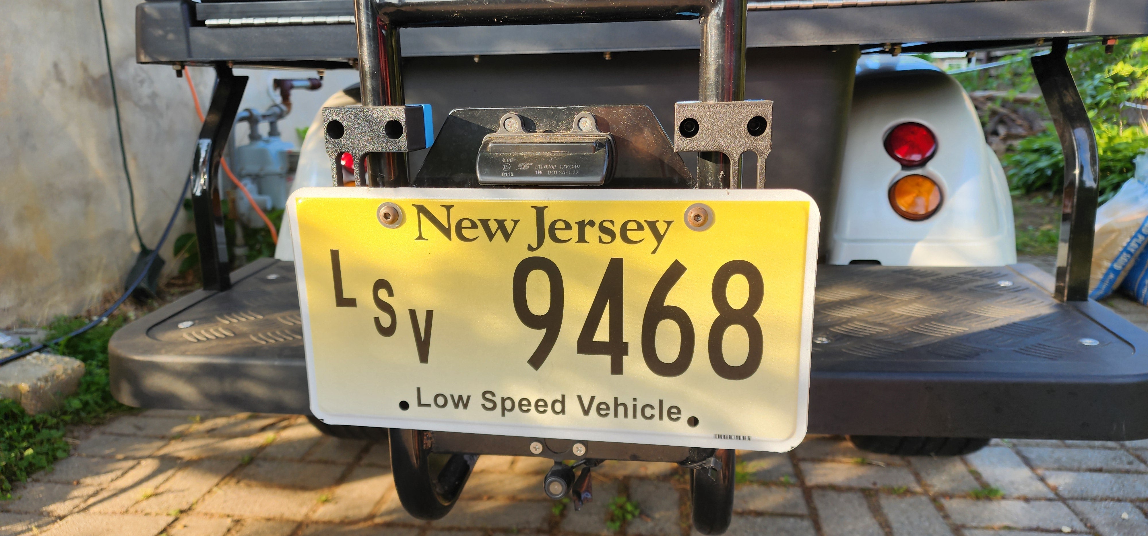 Photo of License Plate Mount for Golf Carts by Knight ATV - Premium for UTVs / Side by Sides