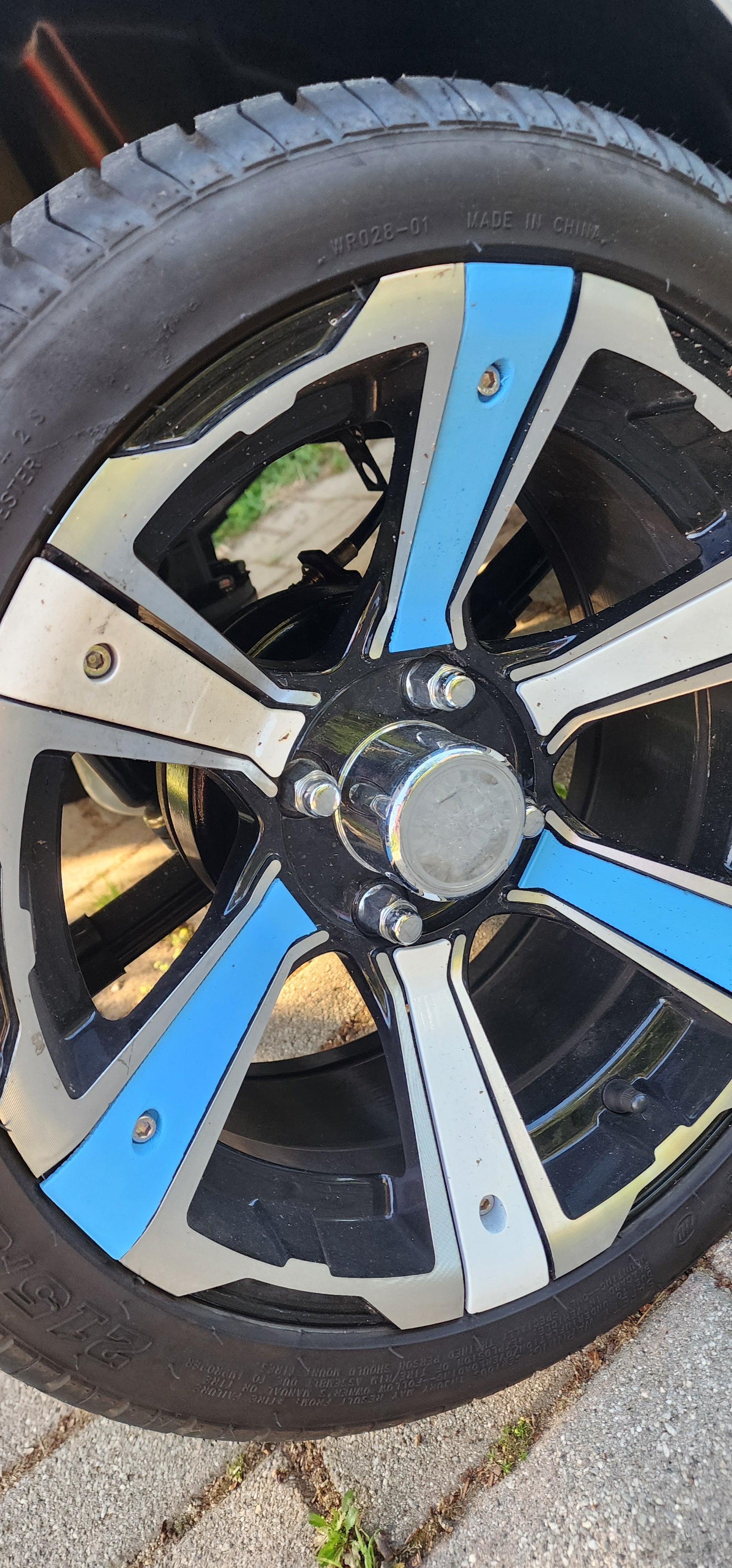 Photo of Evolution Golf Cart Wheel Inserts - Fits 14'' Evolution Factory Wheels with Insert by Knight ATV - Premium for UTVs / Side by Sides