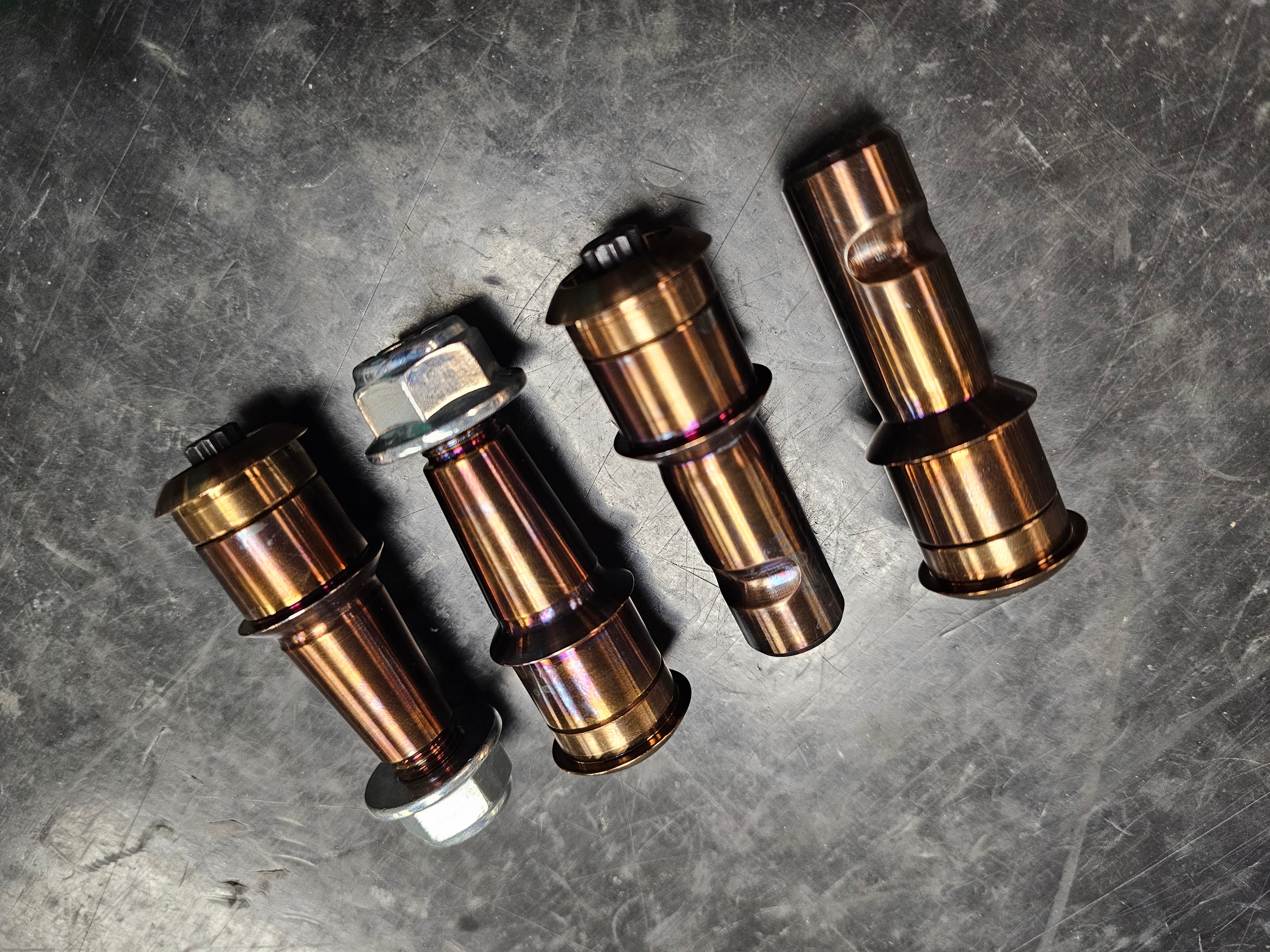 Photo of Maverick X3 Upper Spindle Pins by CT Race Worx - Premium Suspension for UTVs / Side by Sides