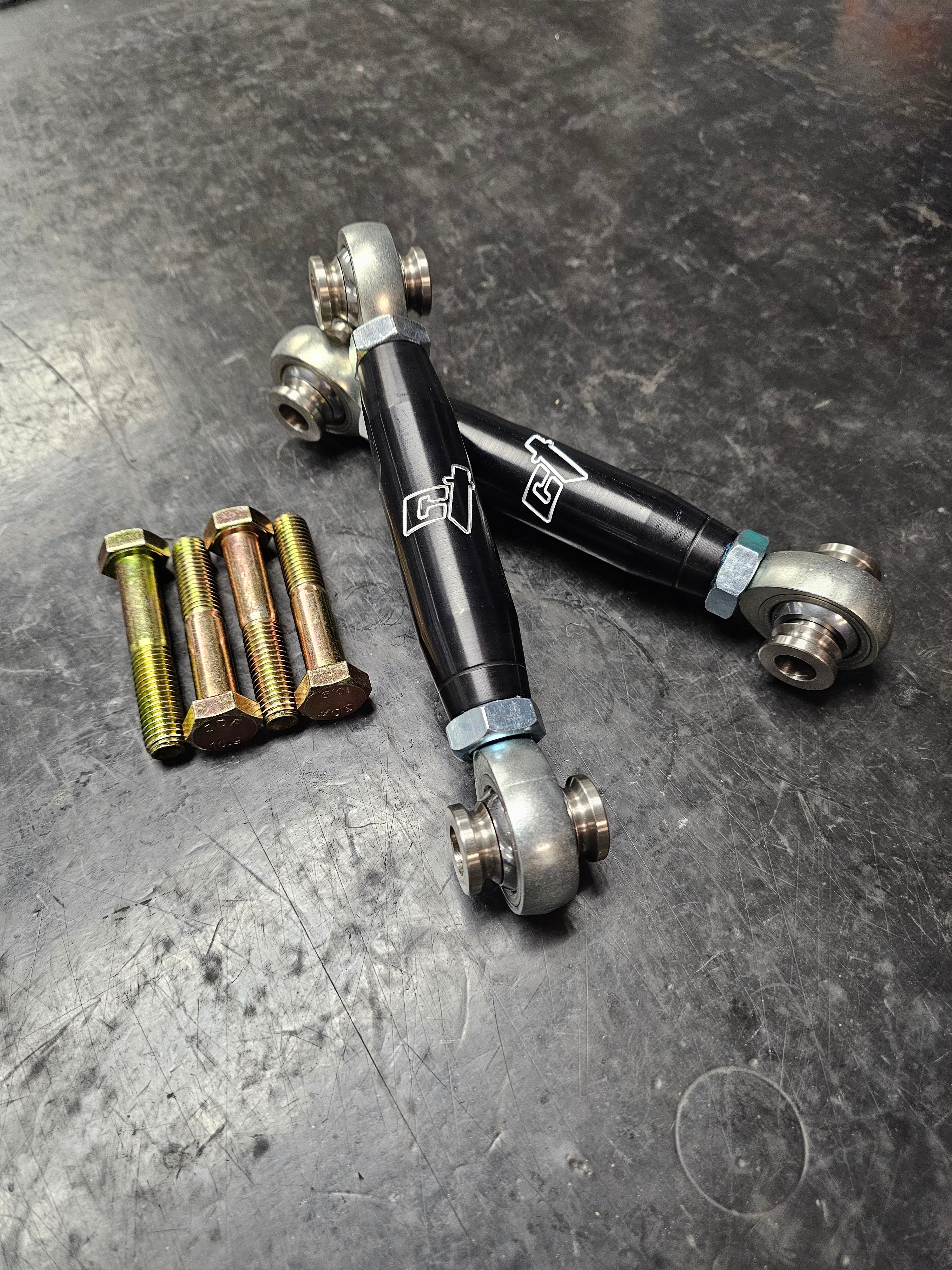 Photo of Maverick R Adjustable Front Sway Bar Links by CT Race Worx - Premium Suspension for UTVs / Side by Sides