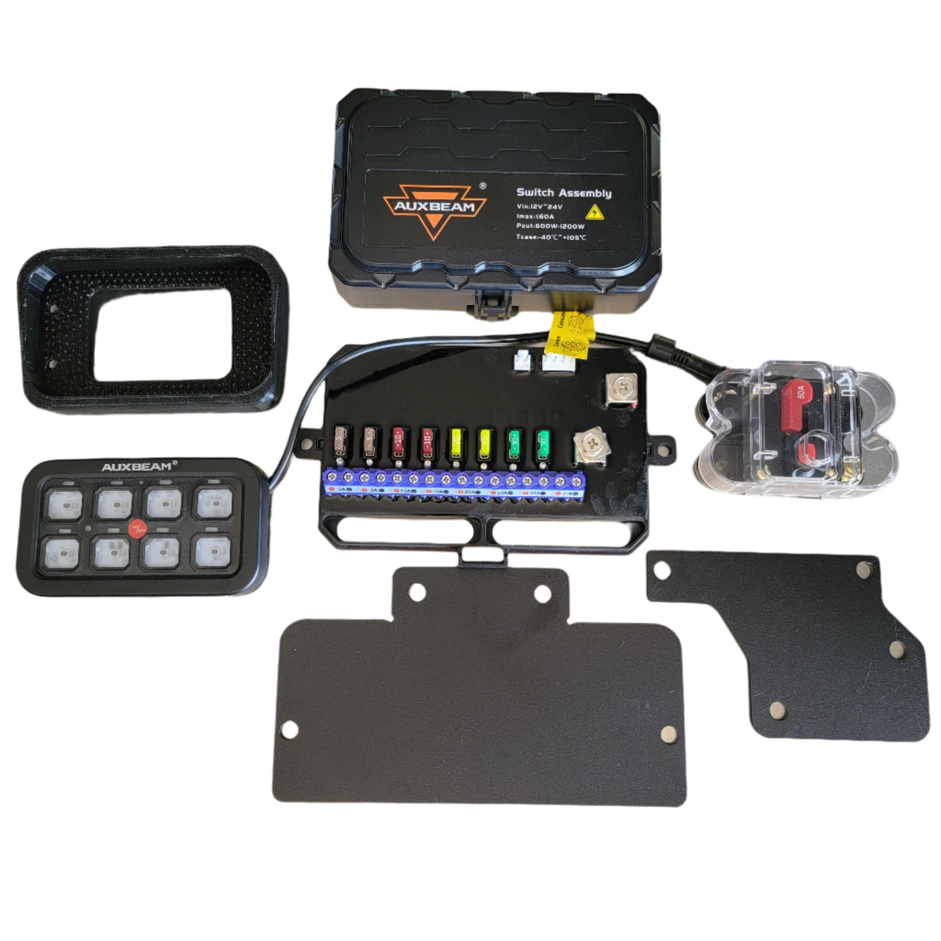 Photo of Can-Am Maverick R Auxbeam AR-800 Switch Panel Complete Installation Kit by Fastlab by FastLab UTV - Premium Electrical for UTVs / Side by Sides