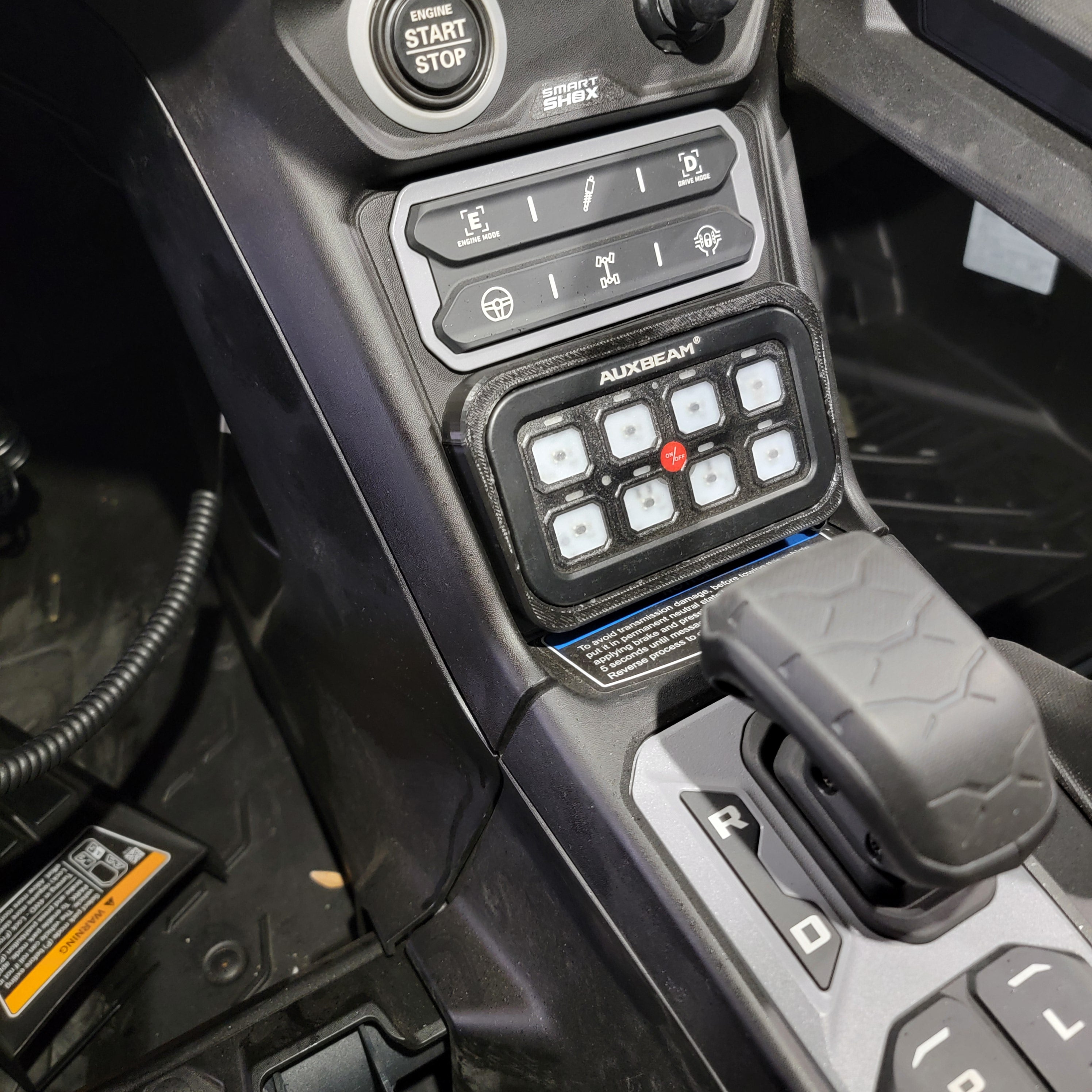 Photo of Can-Am Maverick R Auxbeam AR-800 Switch Panel Complete Installation Kit by Fastlab by FastLab UTV - Premium Electrical for UTVs / Side by Sides