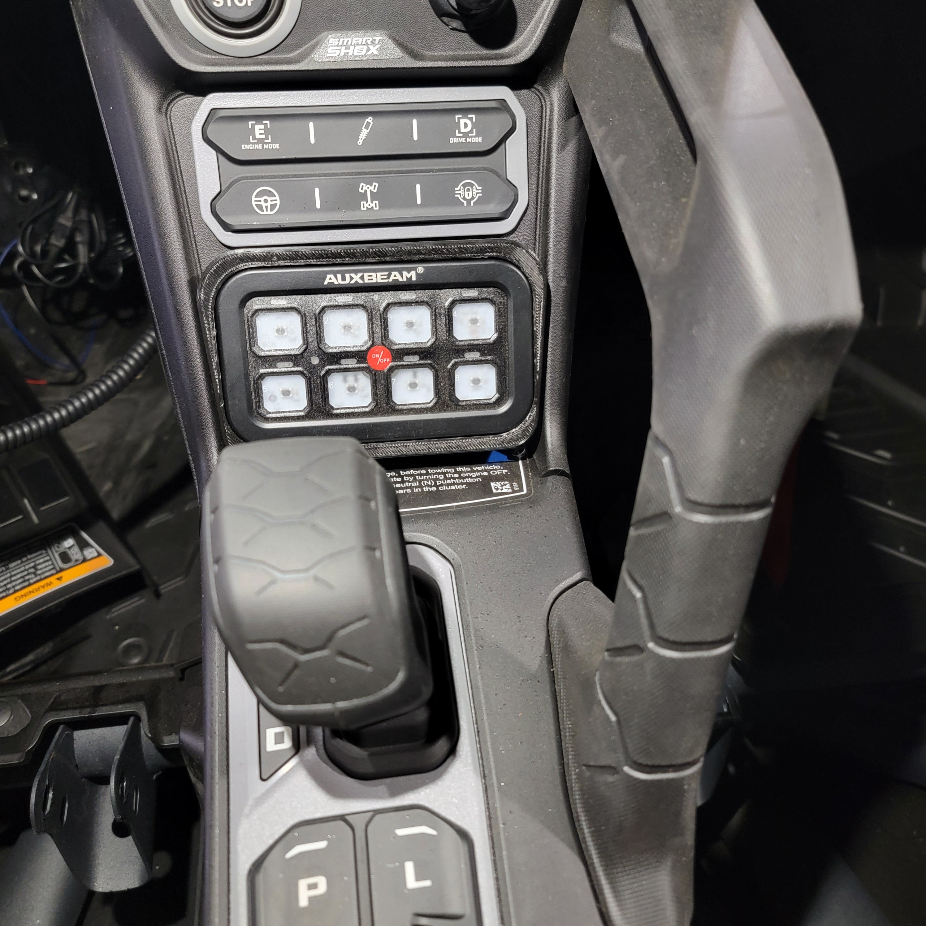 Photo of Can-Am Maverick R Auxbeam AR-800 Switch Panel Complete Installation Kit by Fastlab by FastLab UTV - Premium Electrical for UTVs / Side by Sides