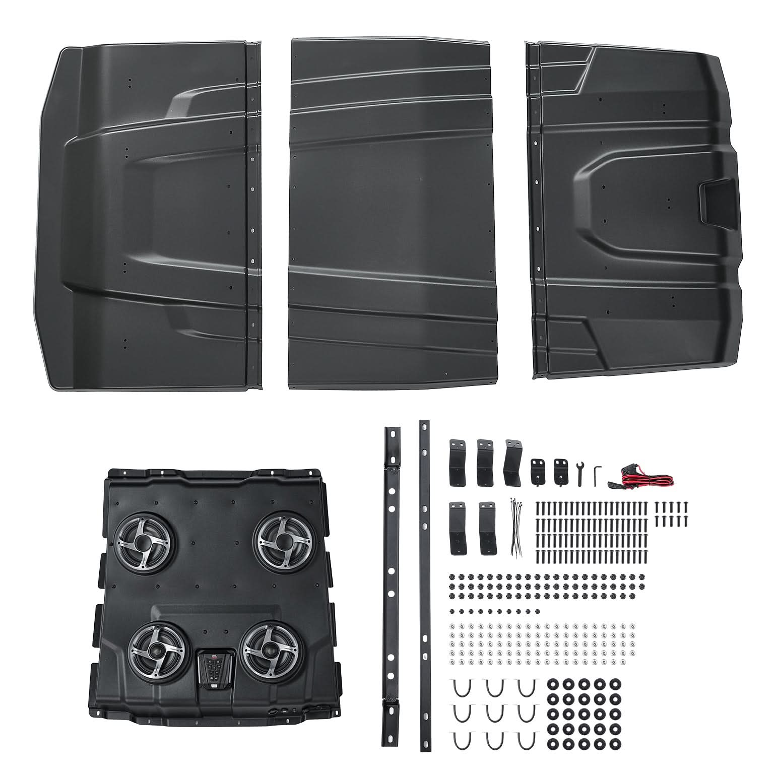 Photo of UTV Speaker with Roof for Polaris RZR XP4 1000 (2014-2023) by Kemimoto - Premium for UTVs / Side by Sides