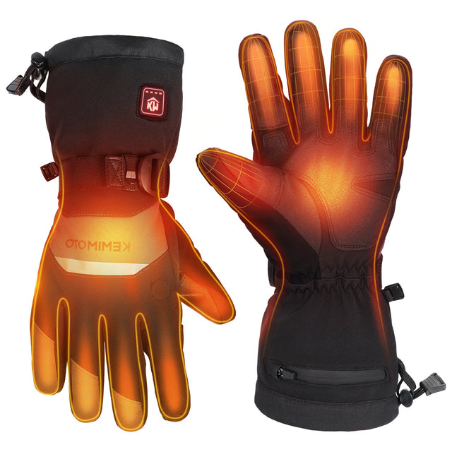 Photo of Heated Gloves with Magnetic Flap for Fishing, Cycling, Hiking, Hunting by Kemimoto - Premium for UTVs / Side by Sides