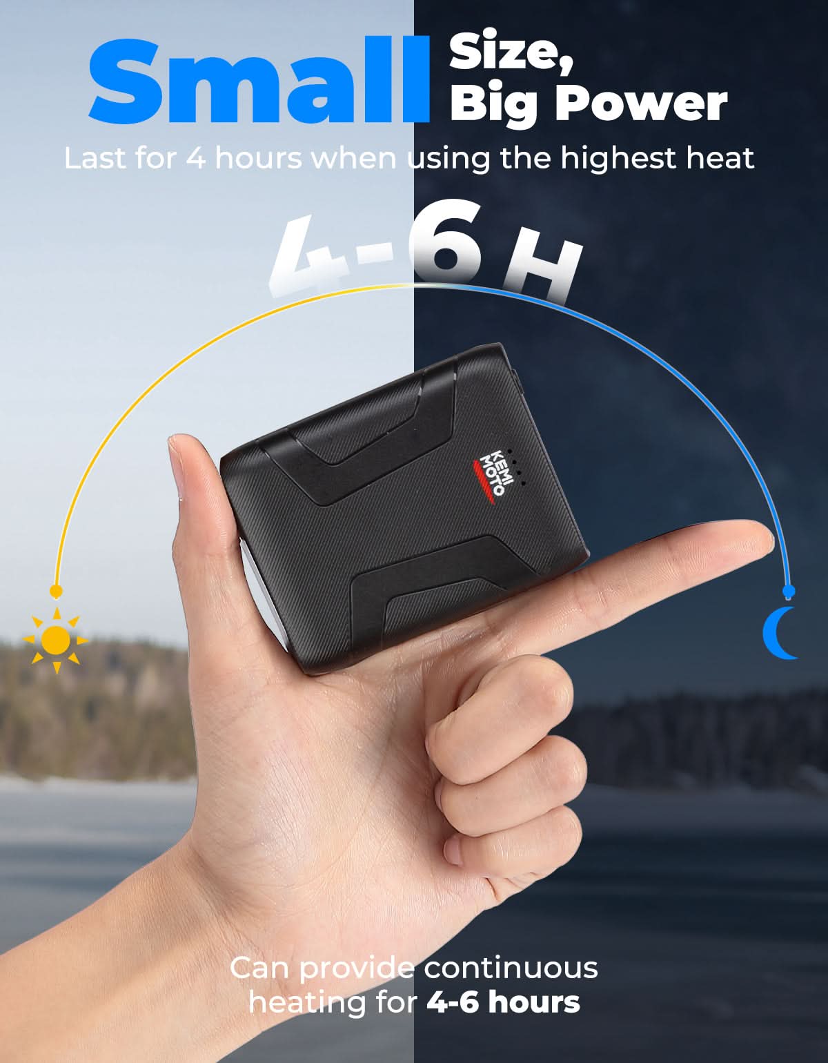 Photo of Men’s Heated Gloves 7.4V Battery Touchscreen Waterproof Winter (2PCS) by Kemimoto - Premium for UTVs / Side by Sides