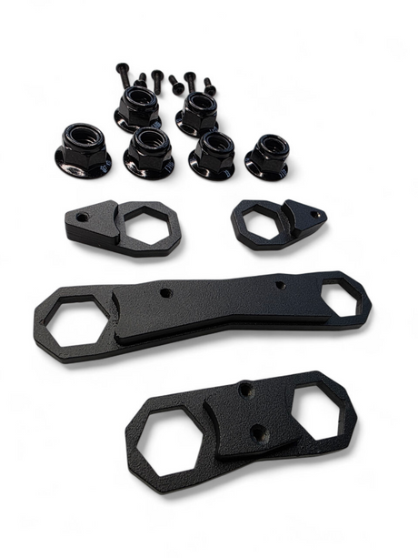 Can-Am Maverick R Rear Link Nut Plate Kit - Eliminate Stripped Nuts & Slash Install Time