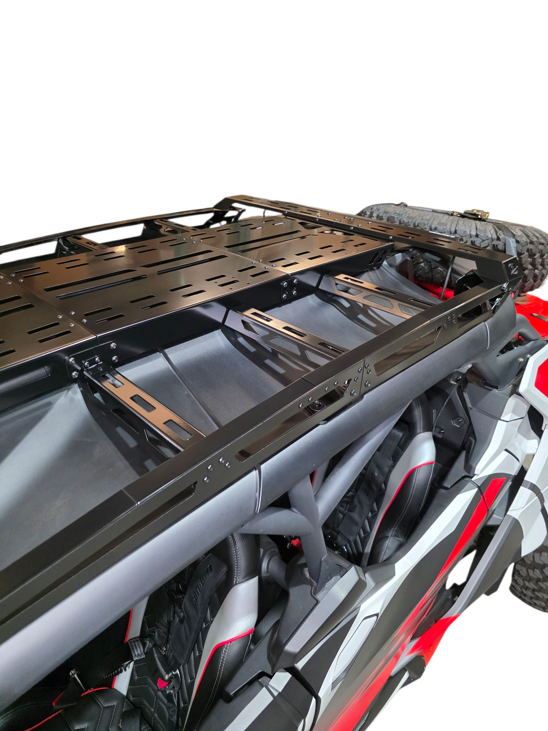 Elektric Offroad - 2024+ Can Am Maverick R Max Roof Rack (Works with Can-am Hood Scoop)