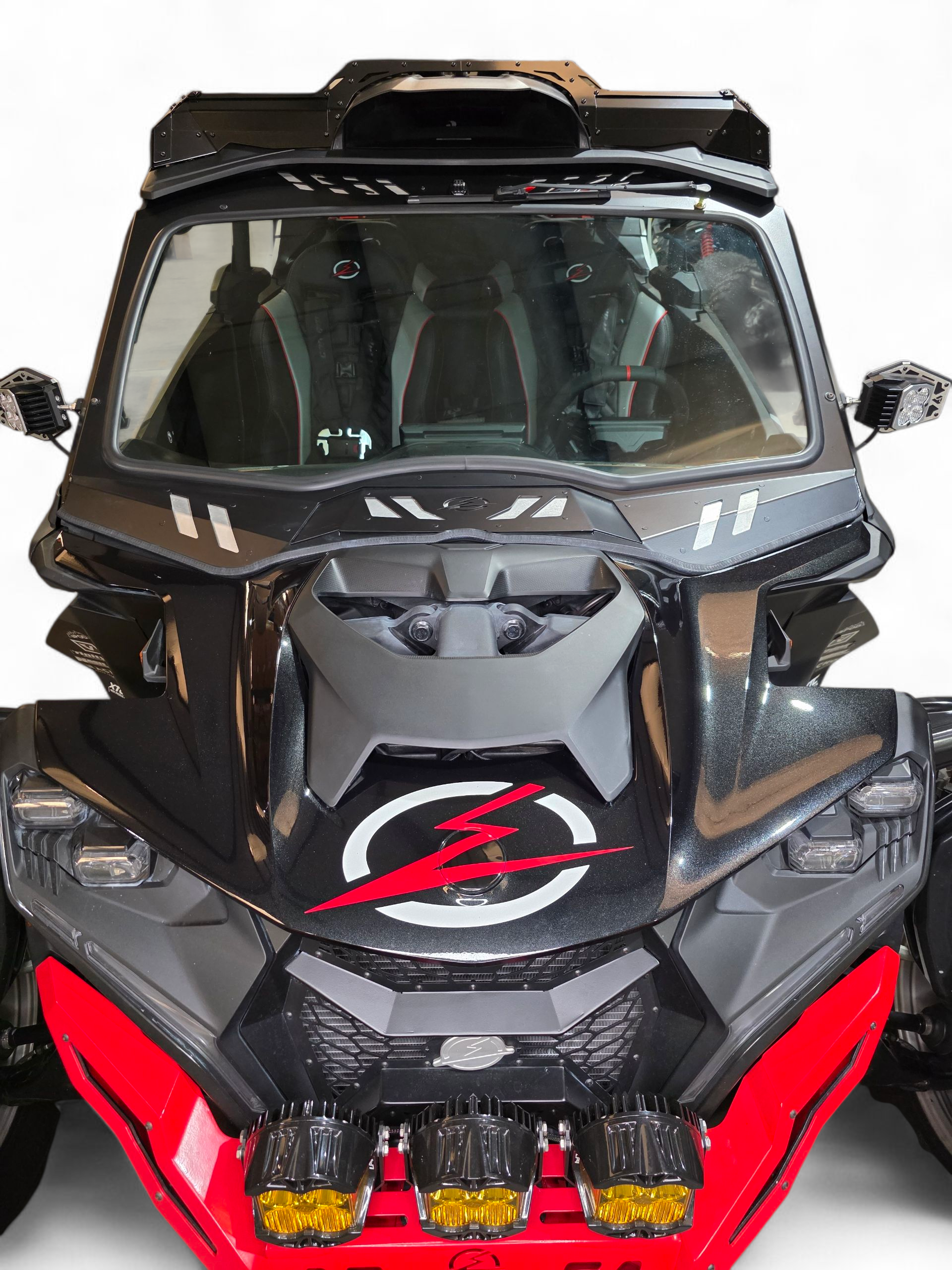 Elektric Offroad - 2024+ Can Am Maverick R Max Roof Rack (Works with Can-am Hood Scoop)