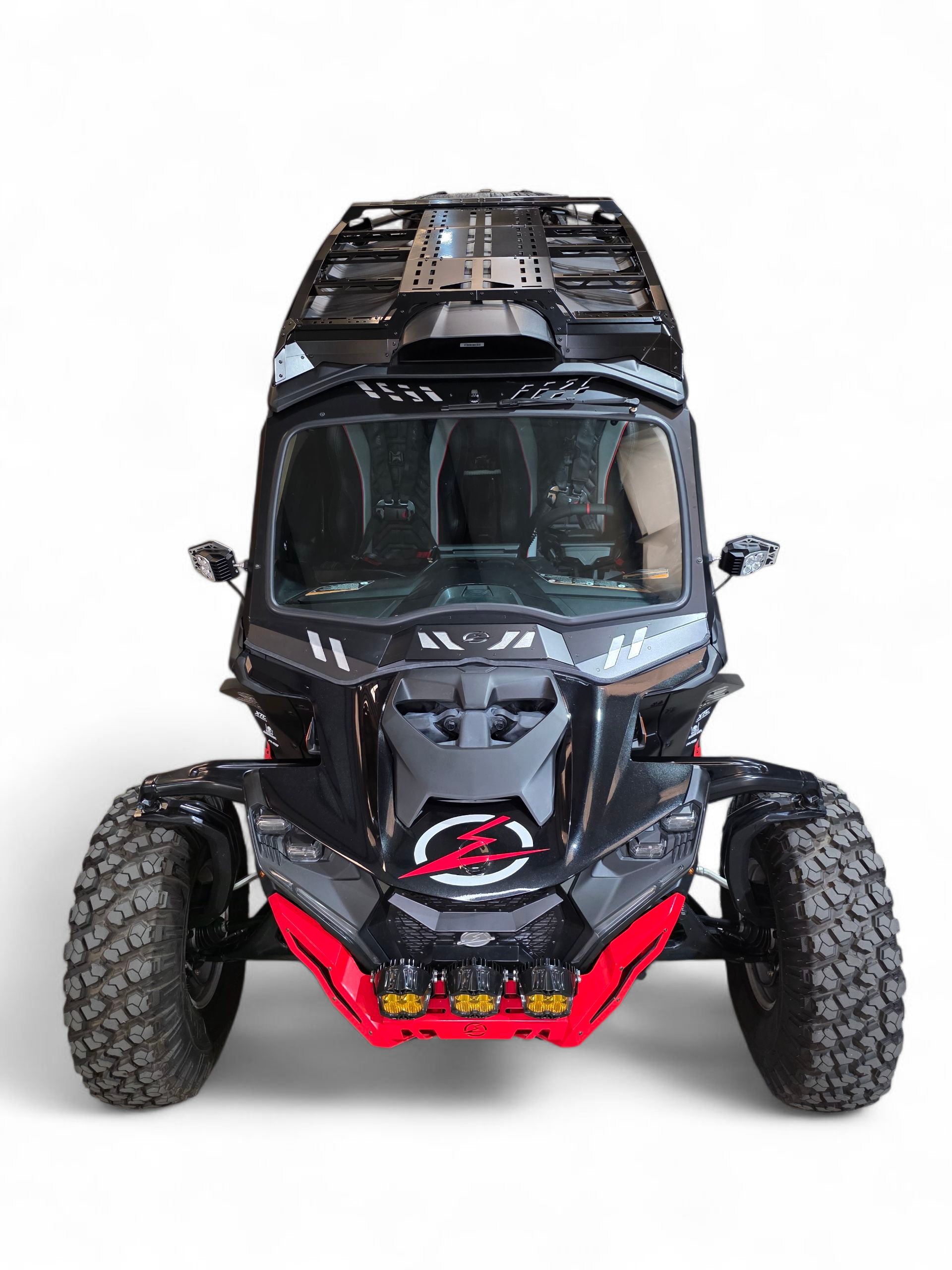 Elektric Offroad - 2024+ Can Am Maverick R Max Roof Rack (Works with Can-am Hood Scoop)