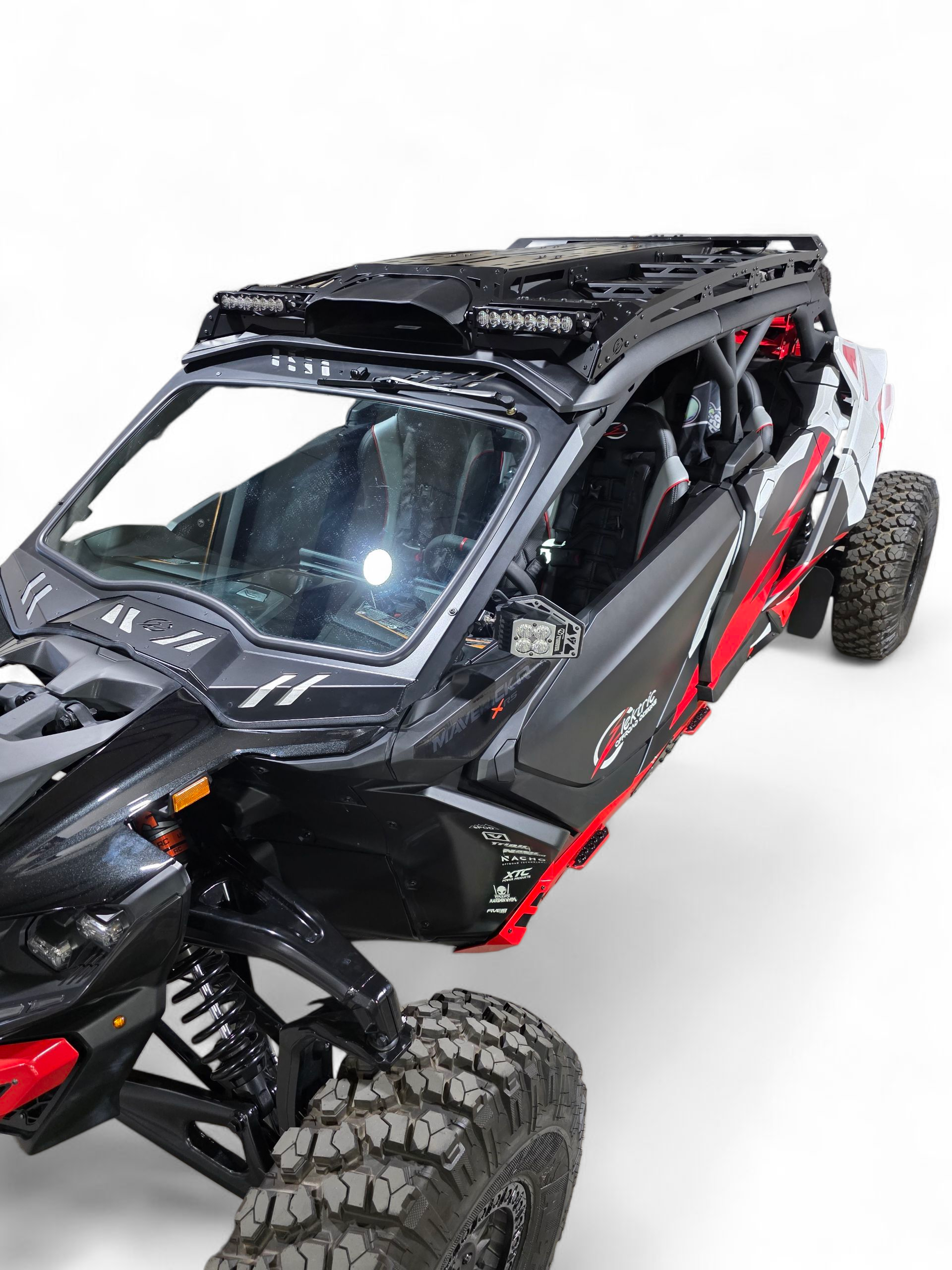 Elektric Offroad - 2024+ Can Am Maverick R Max Roof Rack (Works with Can-am Hood Scoop)