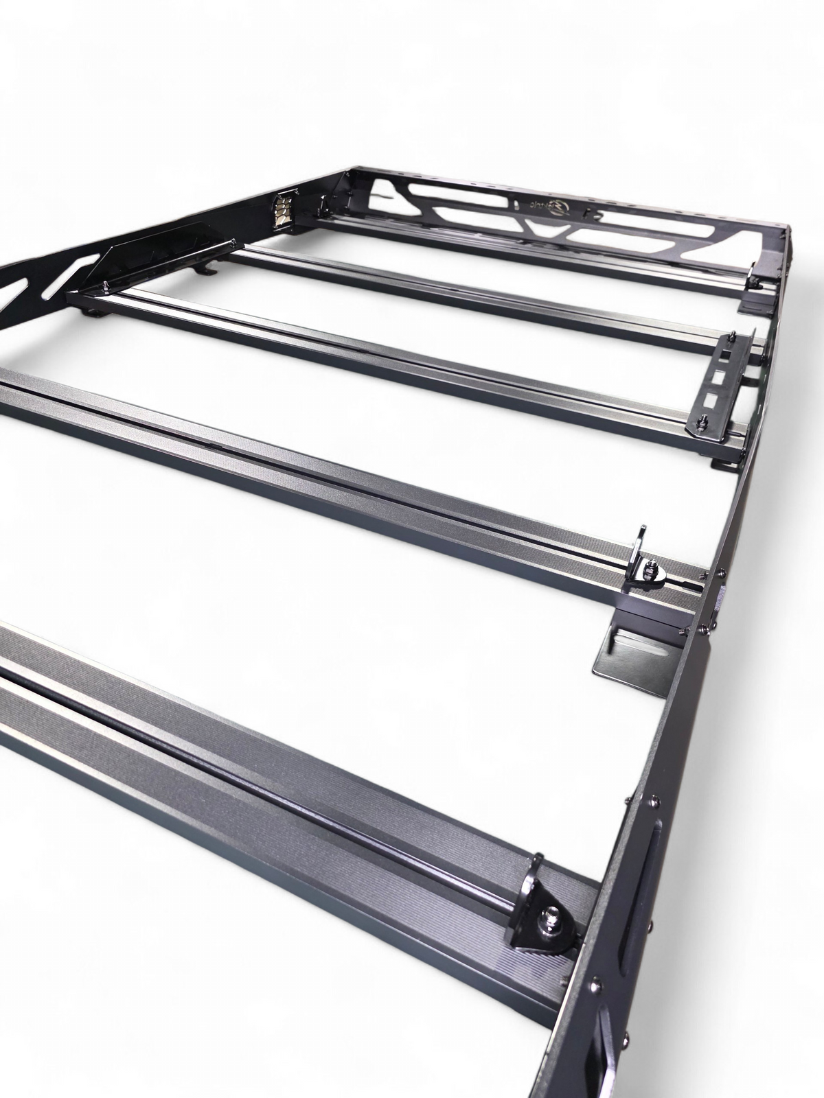 2024+ Polaris Xpedition ADV5 4-Seat Roof Rack roof rack underside angle — Elektric Offroad