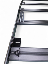 2024+ Polaris Xpedition ADV5 4-Seat Roof Rack T-slot rail close-up — Elektric Offroad
