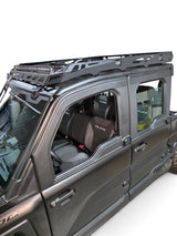 2024+ Polaris Xpedition XP5 / ADV5 4-Seat Roof Rack roof rack installed front corner — Elektric Offroad