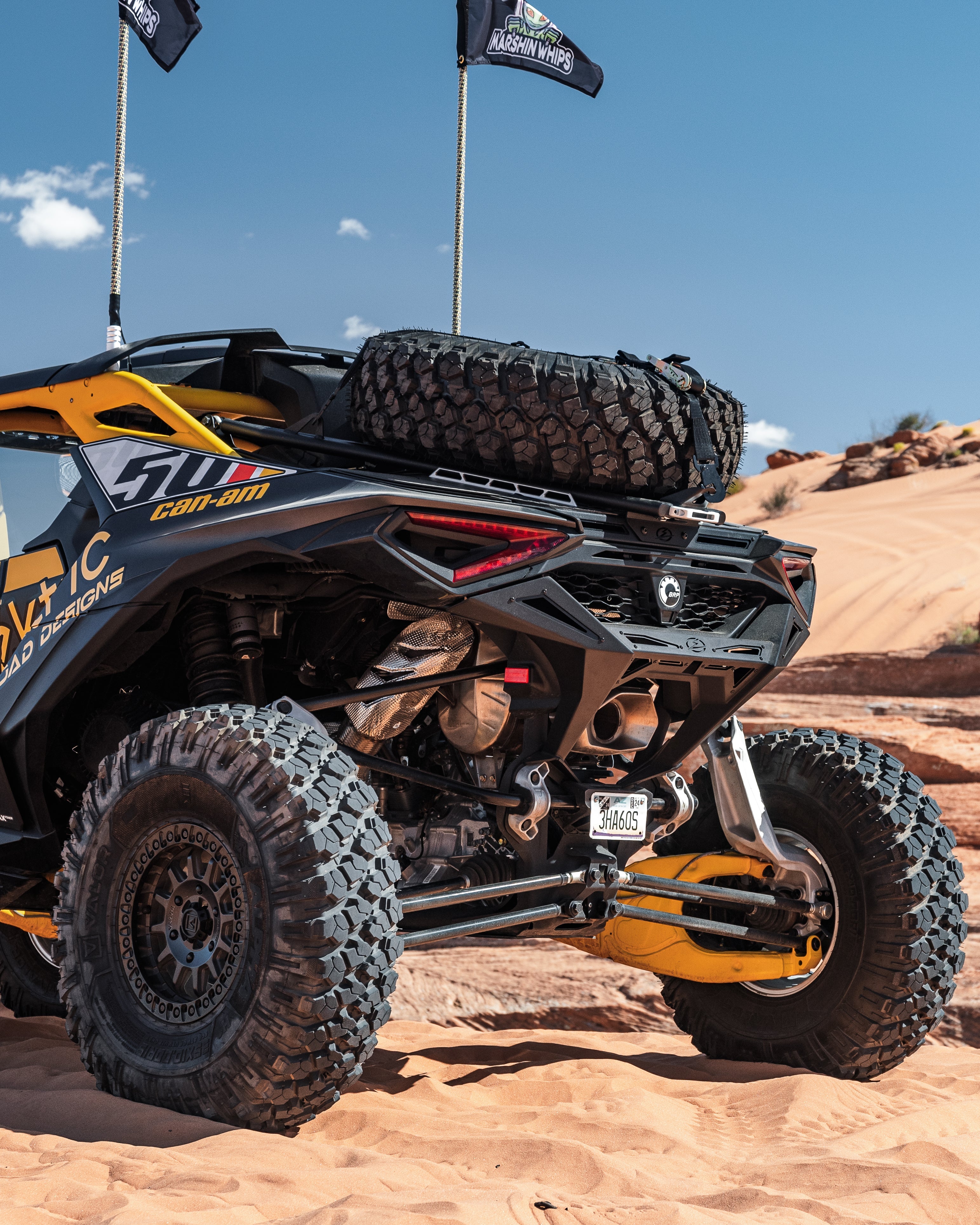 Photo of 2024 to Current Can-Am Maverick R Rear Volt Bumper (2 Door Only) by Elektric Offroad - Premium for UTVs / Side by Sides