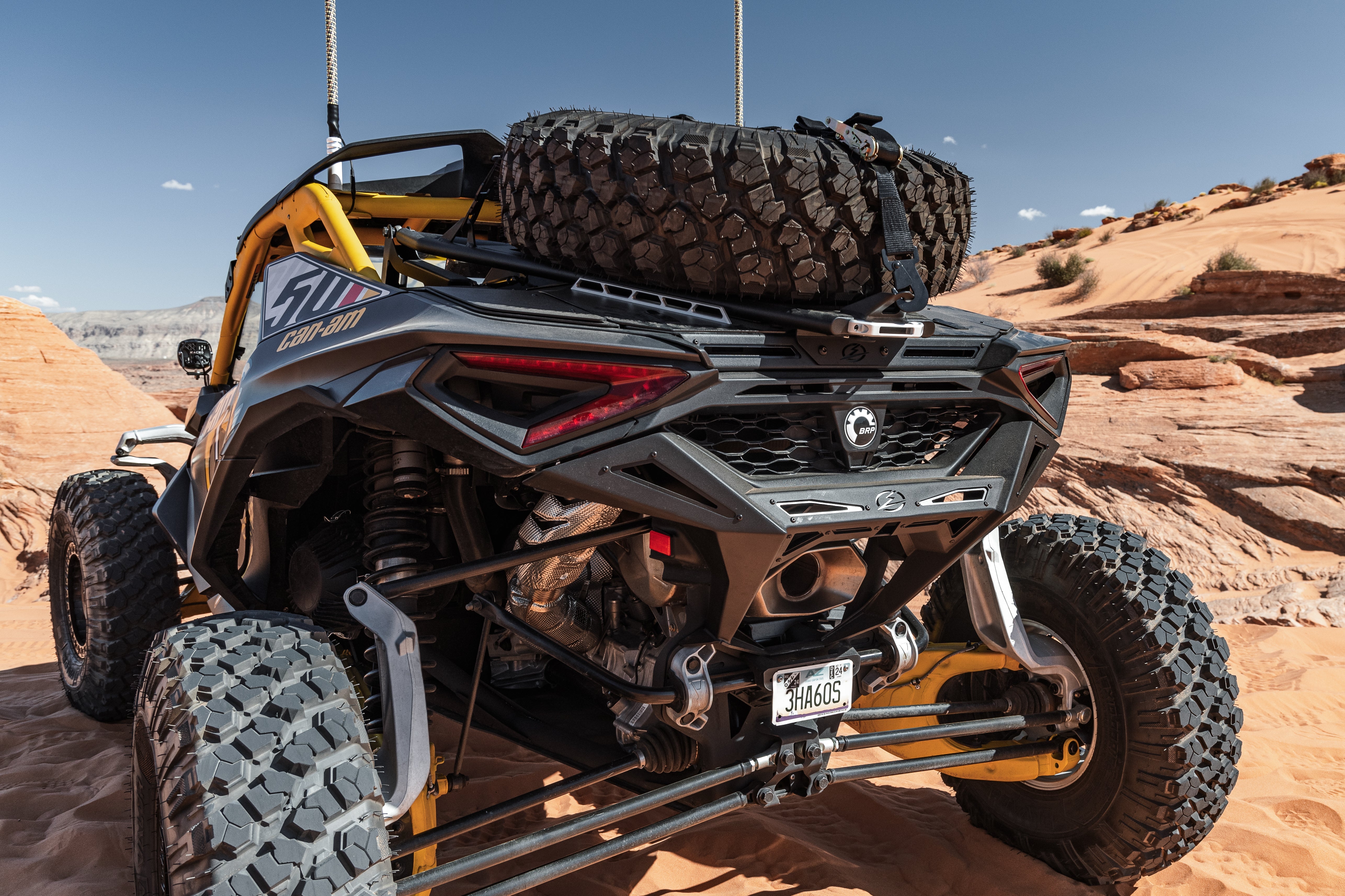 Photo of 2024 to Current Can-am Maverick R Volt Tire Rack for Volt Baja Box by Elektric Offroad - Premium for UTVs / Side by Sides