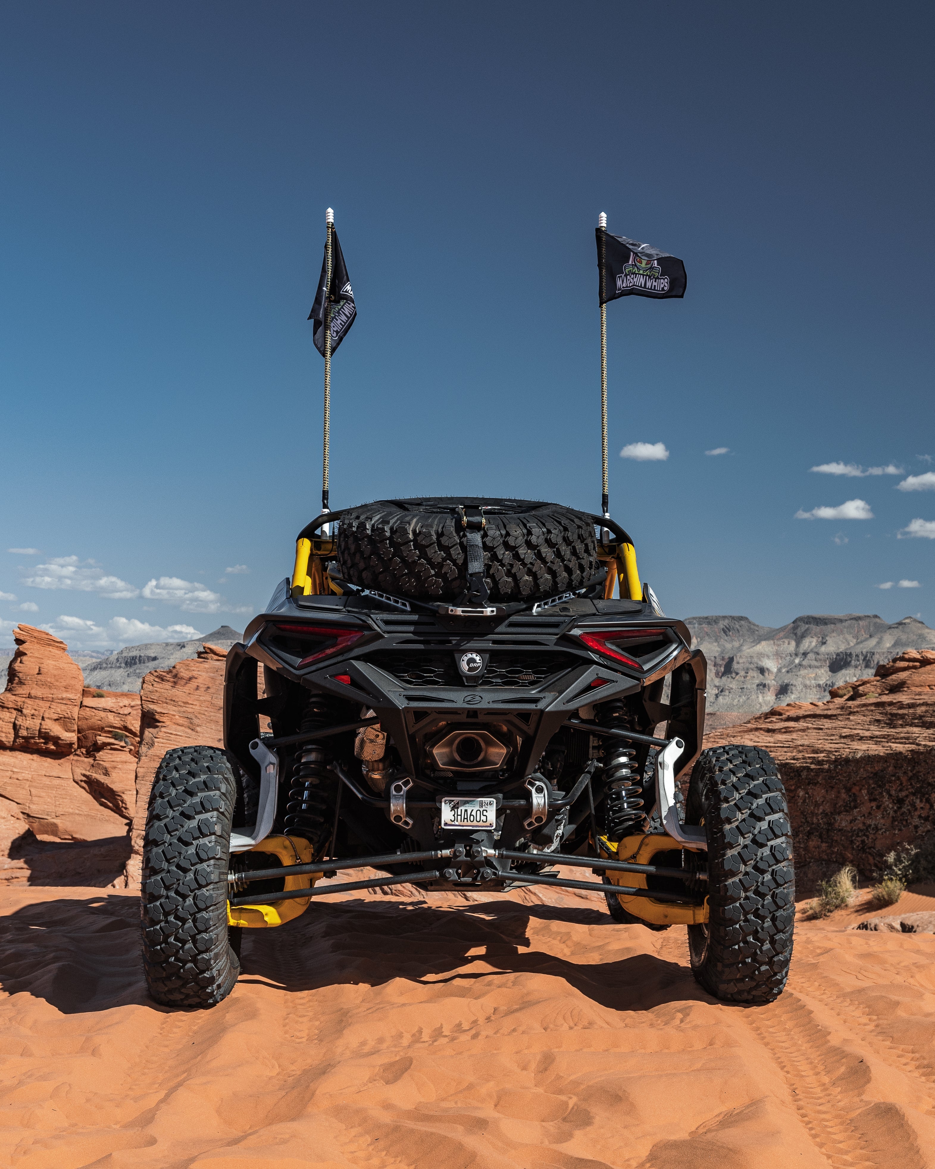 Photo of 2024 to Current Can-am Maverick R Volt Tire Rack for Volt Baja Box by Elektric Offroad - Premium for UTVs / Side by Sides