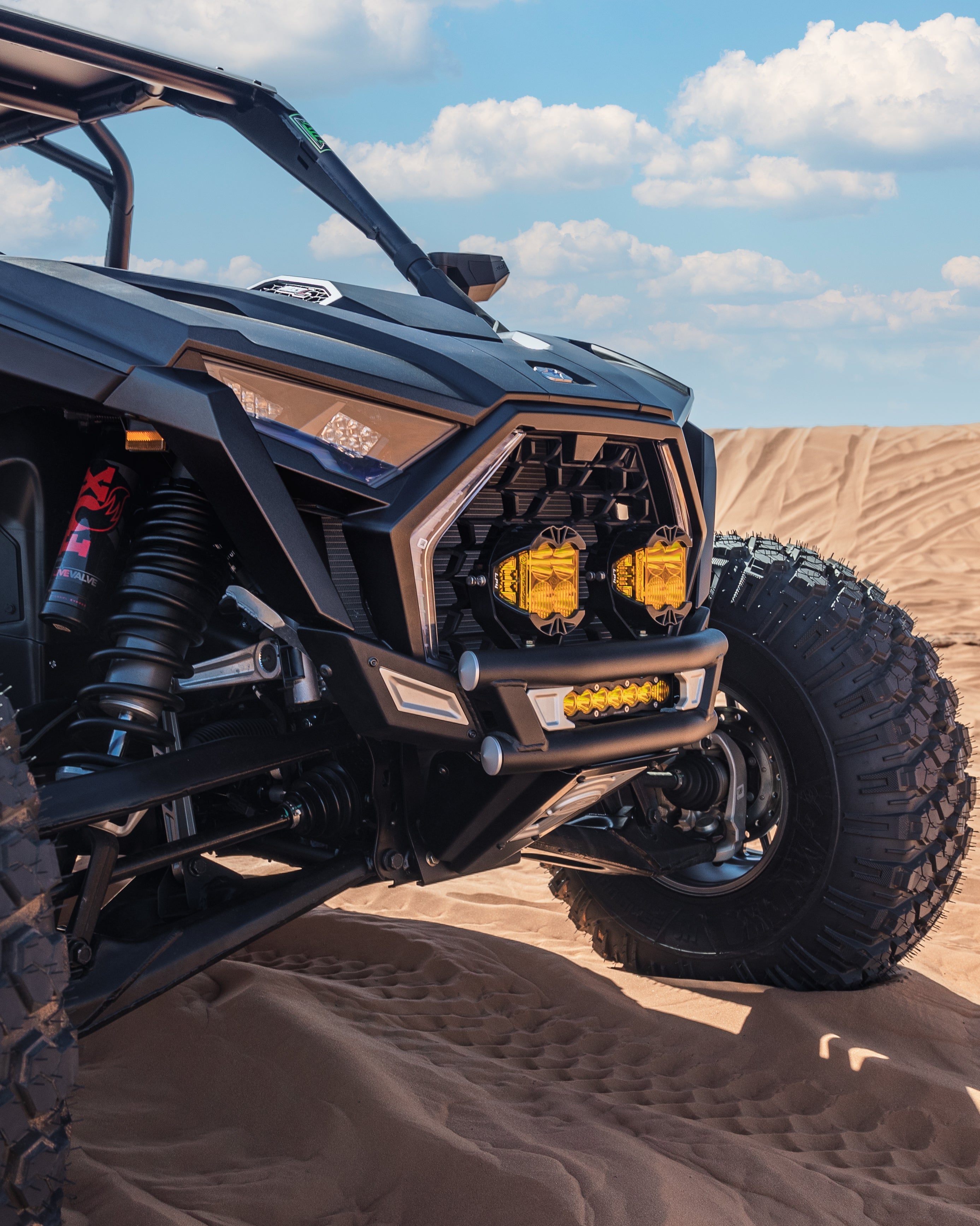 Photo of 2022 + Polaris Pro R, Pro S, Turbo R Amp Front Bumper by Elektric Offroad - Premium for UTVs / Side by Sides