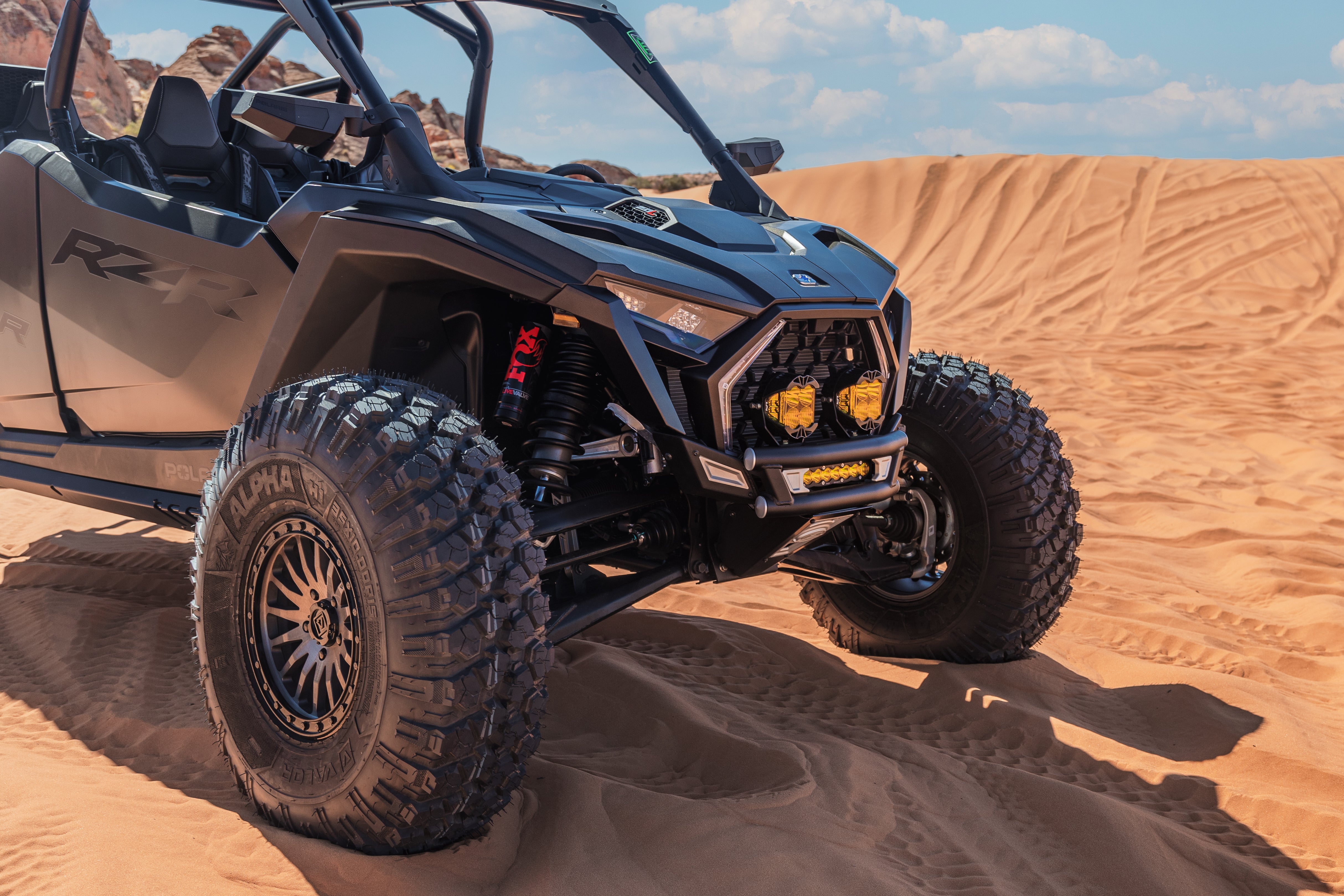 Photo of 2022 + Polaris Pro R, Pro S, Turbo R Amp Front Bumper by Elektric Offroad - Premium for UTVs / Side by Sides