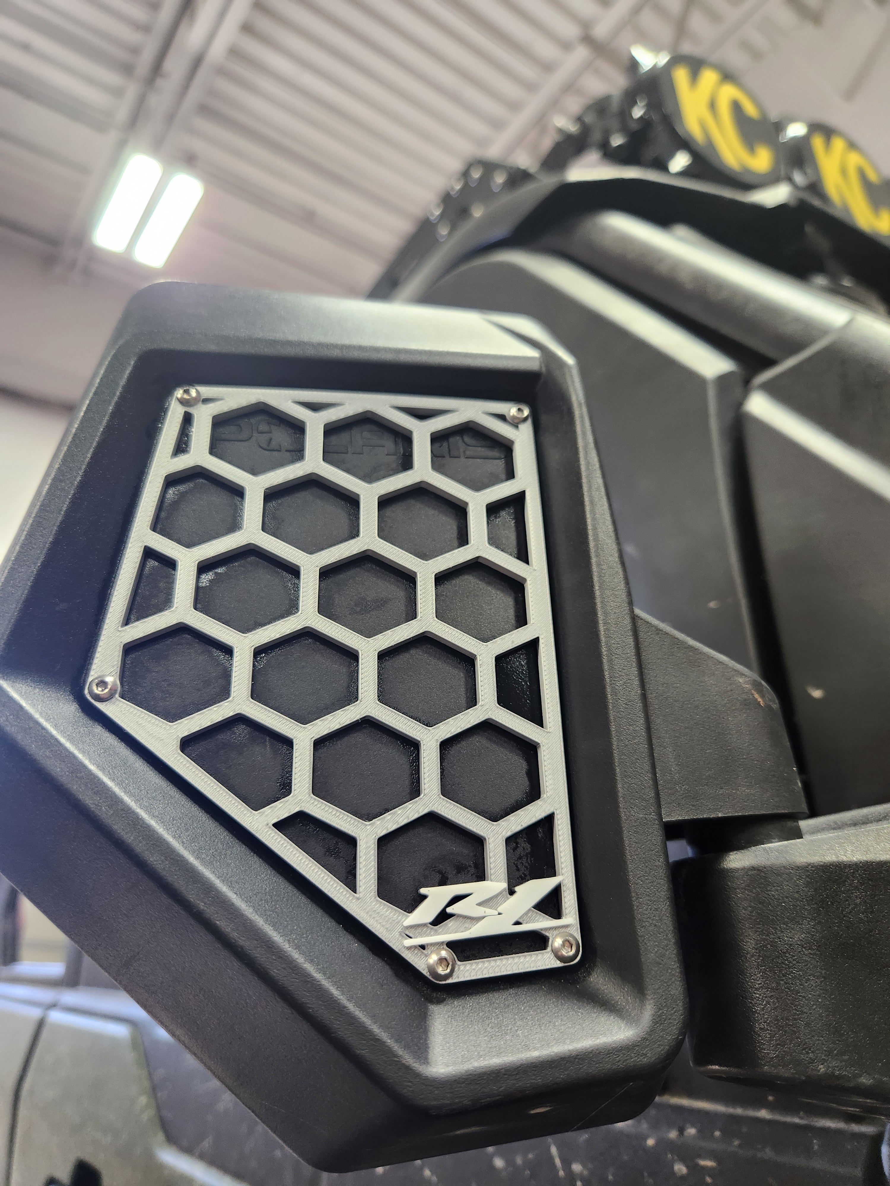 Photo of Polaris Xpedition Mirror Covers by R1 - Premium Grilles for UTVs / Side by Sides