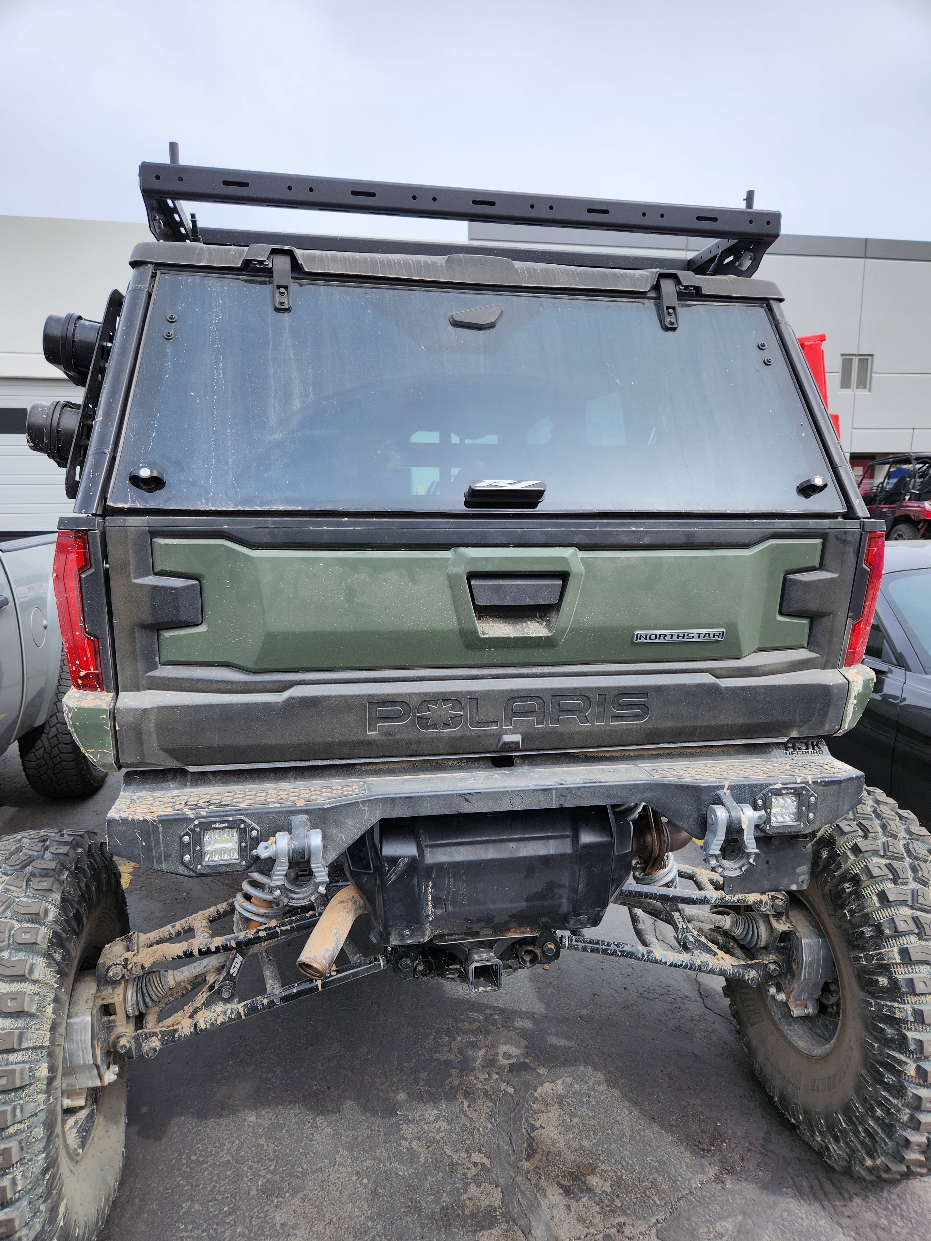 Photo of Polaris Xpedition Rear Window Handle by R1 - Premium Body for UTVs / Side by Sides