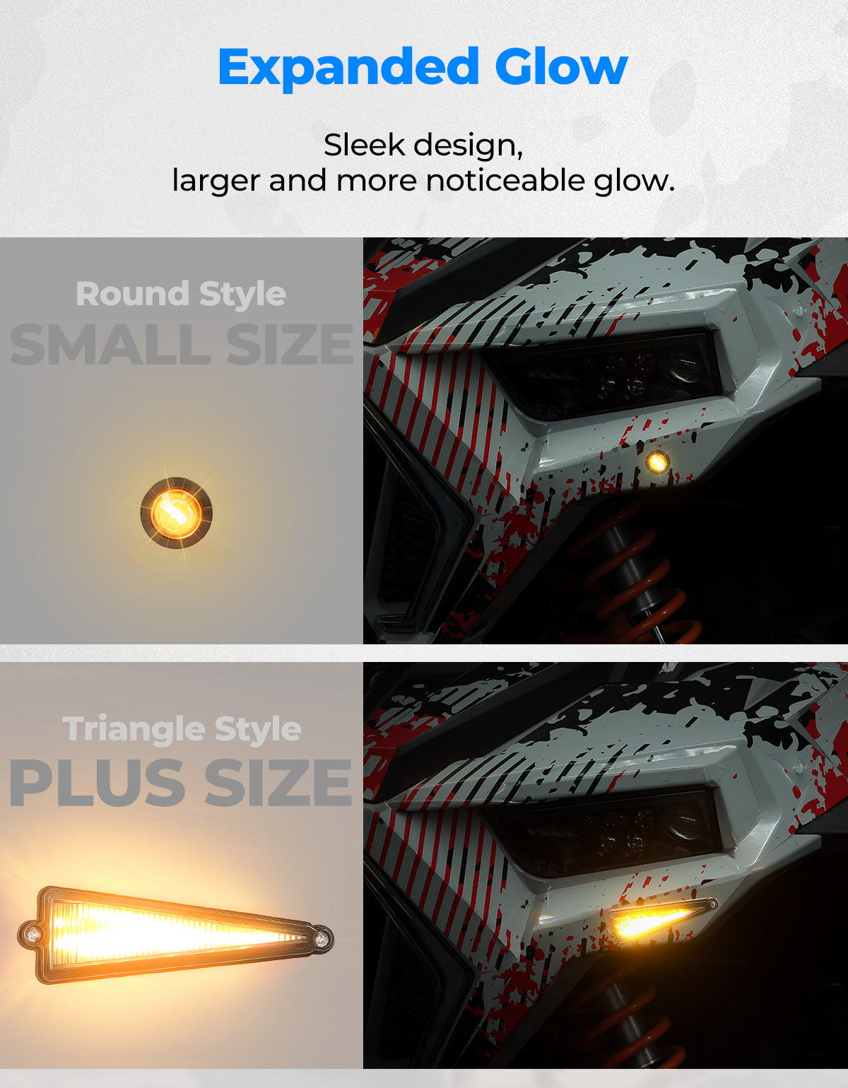 Photo of UTV Turn Signal Kit with 110D Horn for Polaris|Can-Am|Teryx|CFMOTO by Kemimoto - Premium for UTVs / Side by Sides