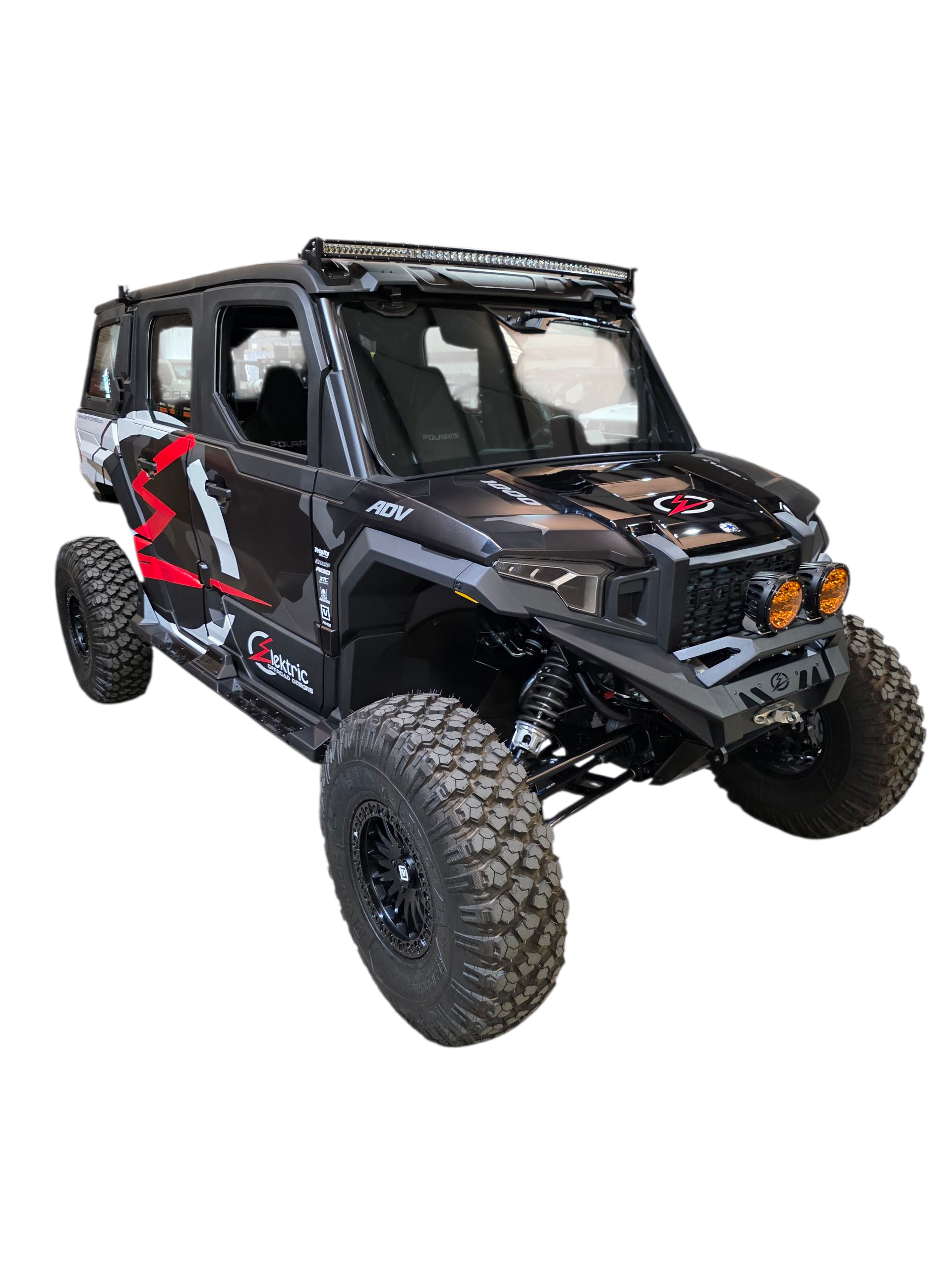 Photo of 2024+ Polaris Xpedition HDX Front Winch Bumper (Standard Small Hoop) by Elektric Offroad - Premium for UTVs / Side by Sides