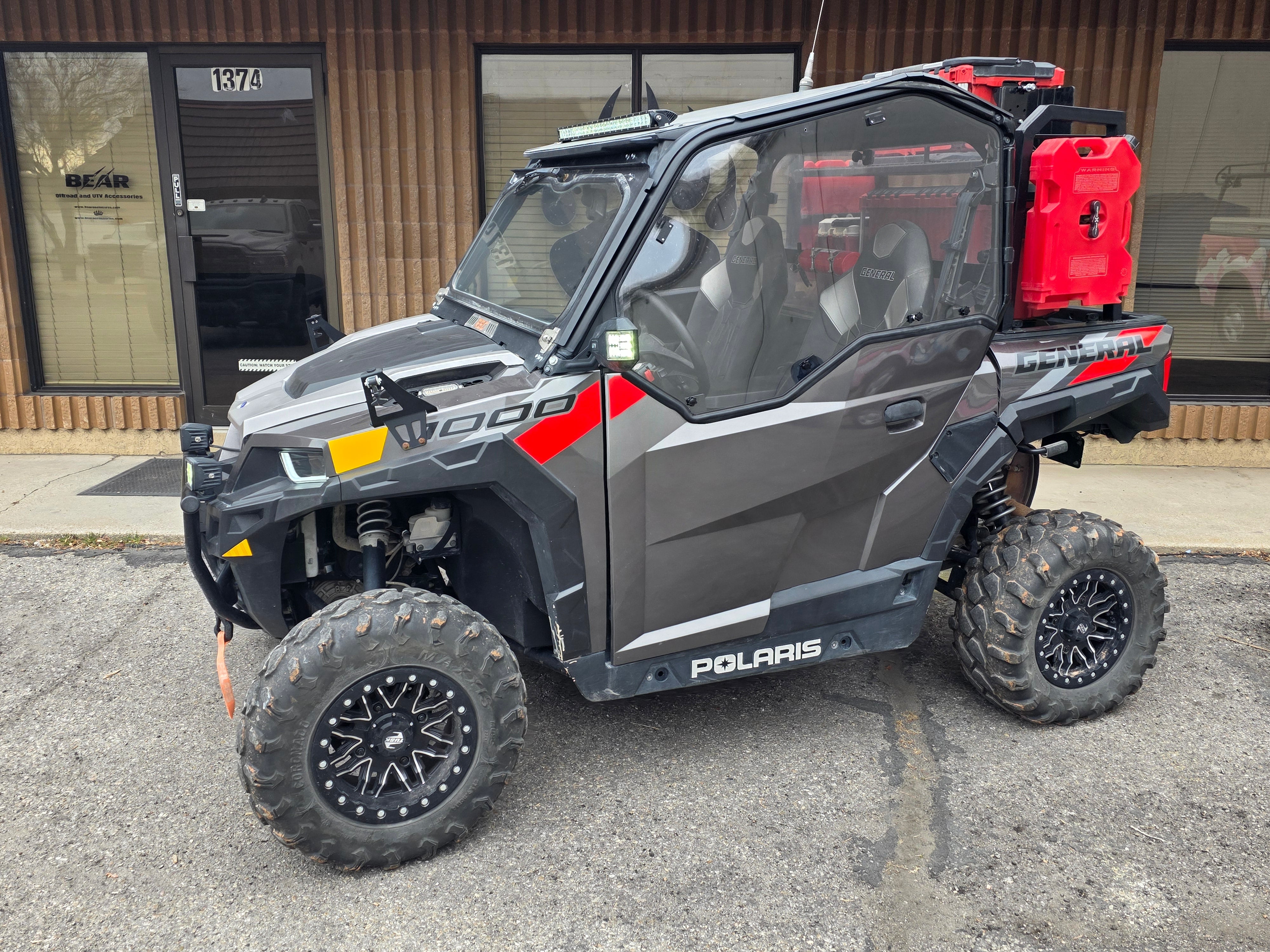 Polaris General 1000 2-Door Hard Cab Enclosure | Crystal-Clear Polycarbonate