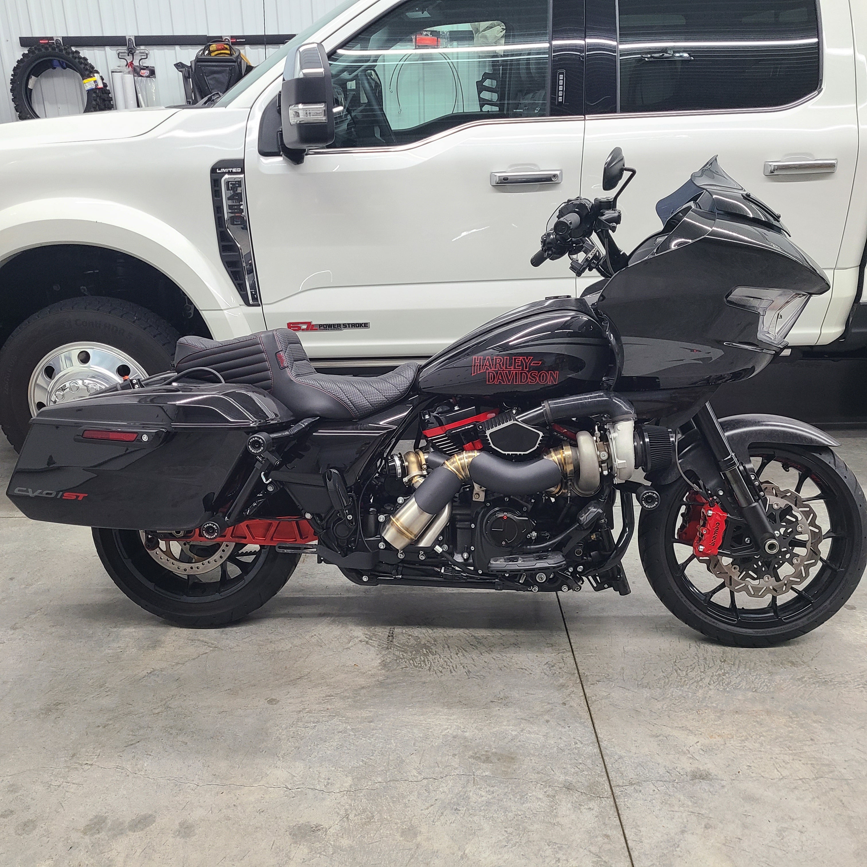 Harley M8 Touring Turbo Kit Pie Cut Exhaust Pipe - Upgrade Only