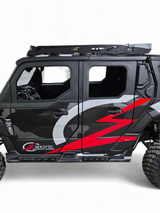 2024+ Polaris Xpedition XP5 / ADV5 4-Seat Roof Rack vehicle with roof rack side profile — Elektric Offroad