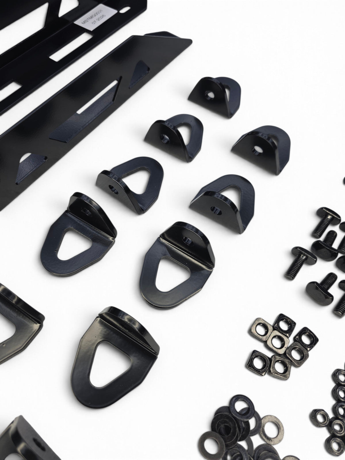 Universal UTV Roof Rack Tie-Down Kit tie-down points close-up — Elektric Offroad