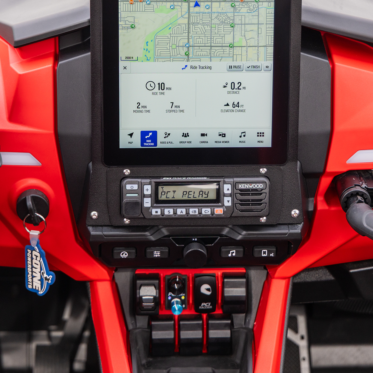 Polaris RZR Pro R Ultimate Radio Bracket by PCI Race Radios