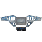 50 Caliber Racing RZR Dash Panel Digital GPS 6 Piece with Switches