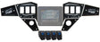 50 Caliber Racing RZR Dash Panel Digital GPS 6 Piece with Switches