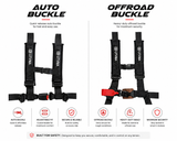 RZR PRO (Turbo R, Pro R, Pro) 2 and 4 Seater Suspension "Weekender" Series Pair of Front Bucket Seats W/ Quick Mount Bracket (2020-2025)