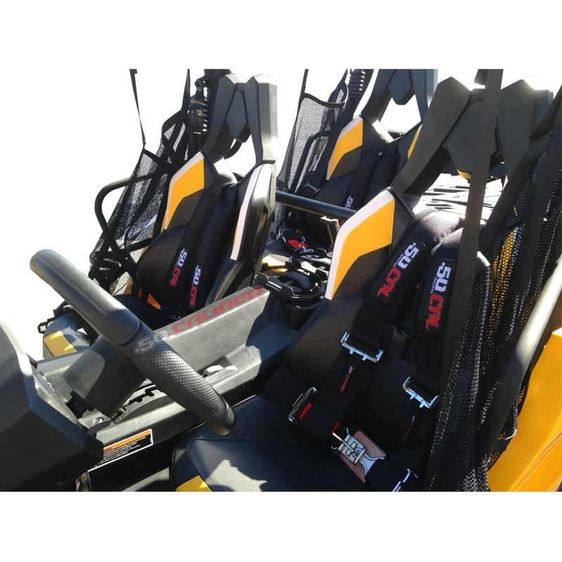 50 Caliber Racing Can-Am Maverick 2 Seat Roll Cage Harness Bar