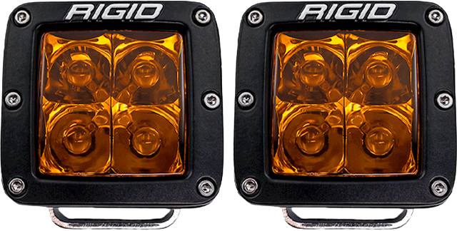 Photo of D-SERIES SPOT AMBER PRO PAIR by RIGID - Premium Illumination for UTVs / Side by Sides