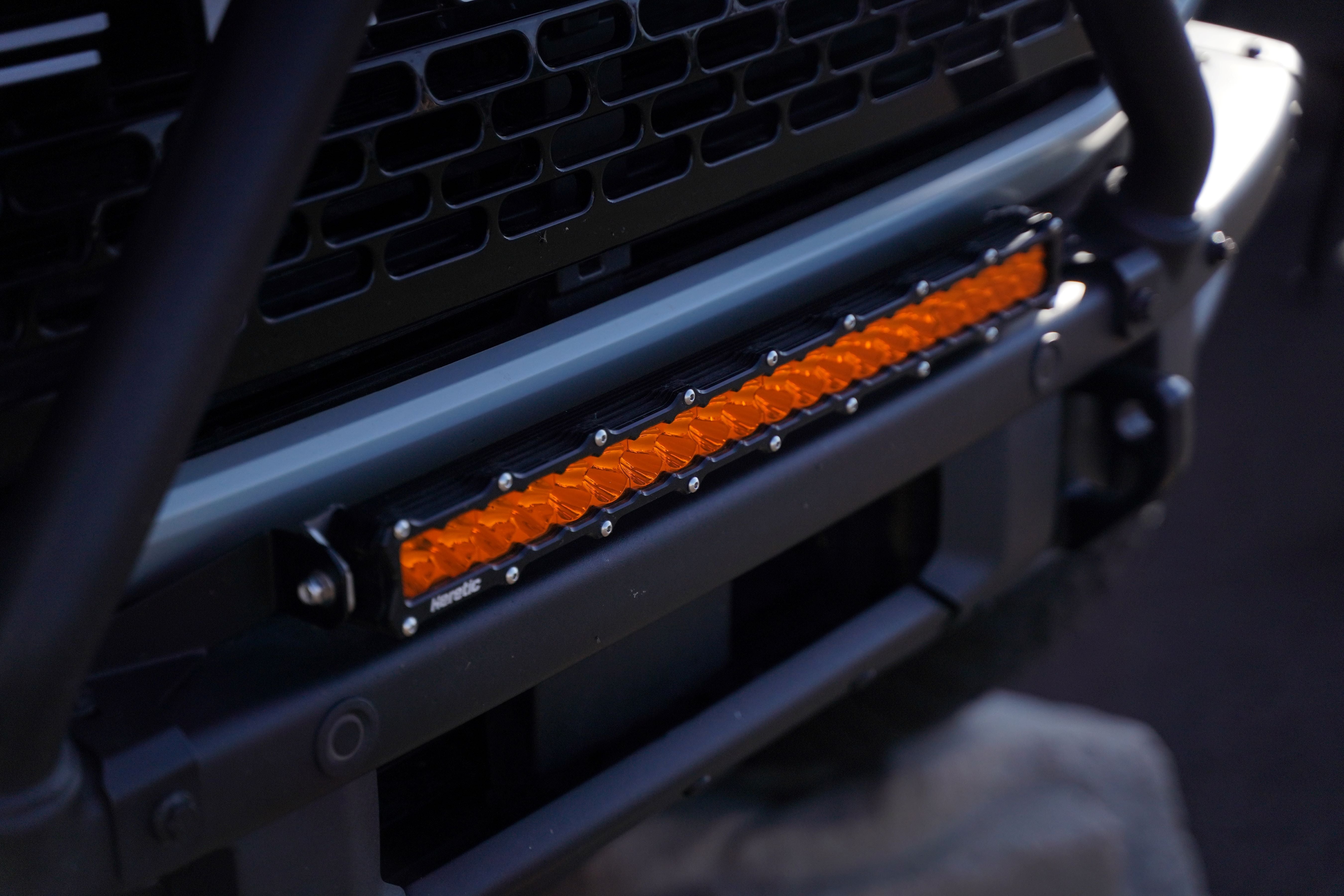 Photo of Ford Bronco 20" Modular Bumper Light Bar by Heretic Studio Dealer Portal - Premium Light Bar for UTVs / Side by Sides