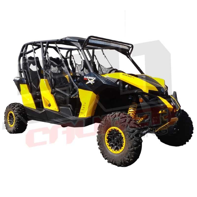50 Caliber Racing Clamp-On Roll Cage Harness Bar for 2014 Can-Am Maverick MAX 4-Seater