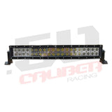 50 Caliber Racing 20" Curved LED Light Bar - 120W Flood/Spot Combo + 9,600 Lumens (Radius)