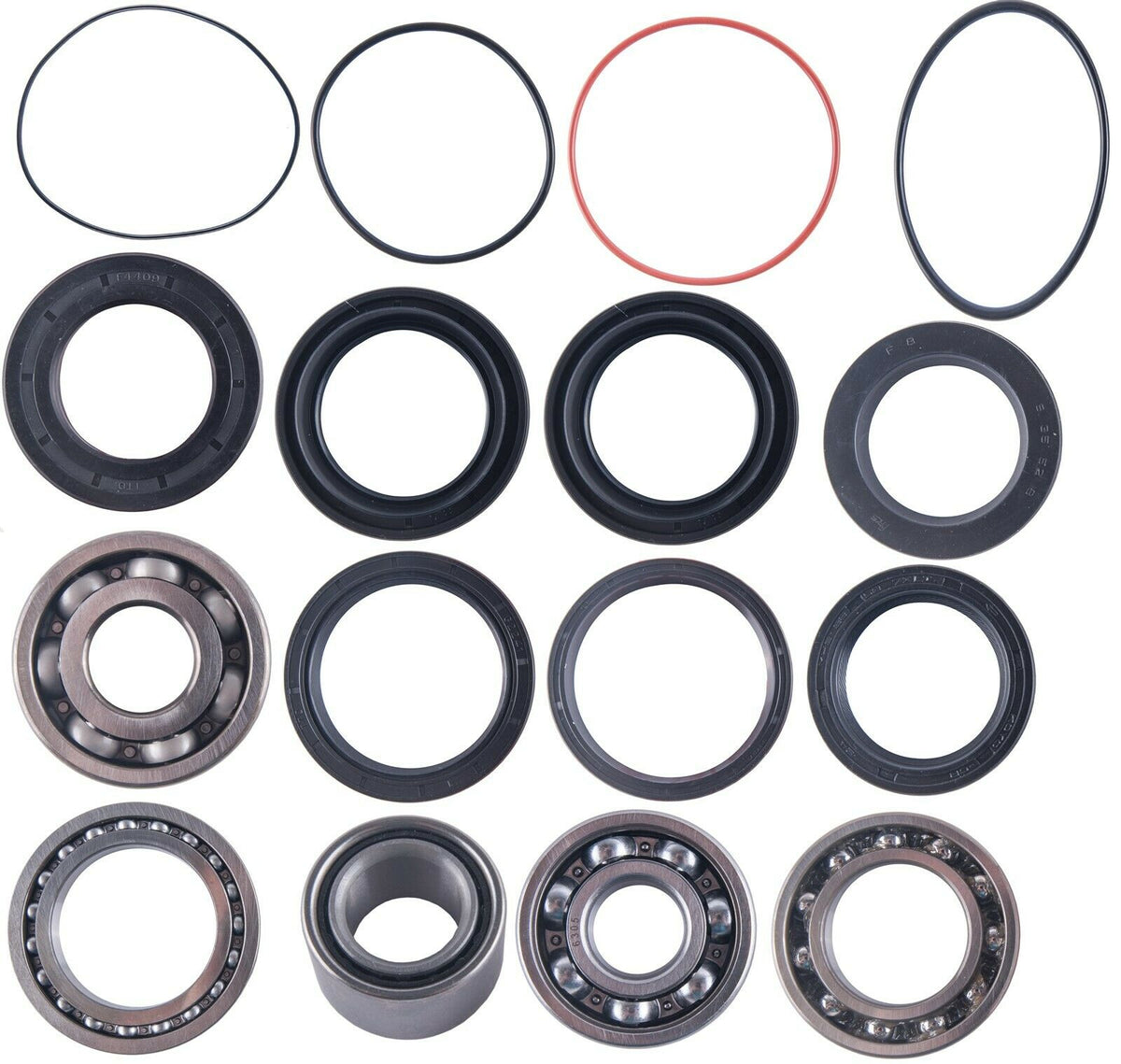Yamaha Grizzly Wolverine Big Bear 350 400 Rear Differential Bearing & Seal Kit 2000-2014 - product view 1
