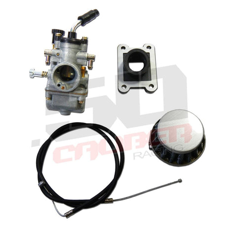 50 Caliber Racing Replacement Carburetor and Intake Kit for KTM 50cc Pit Bikes (2002-2014)